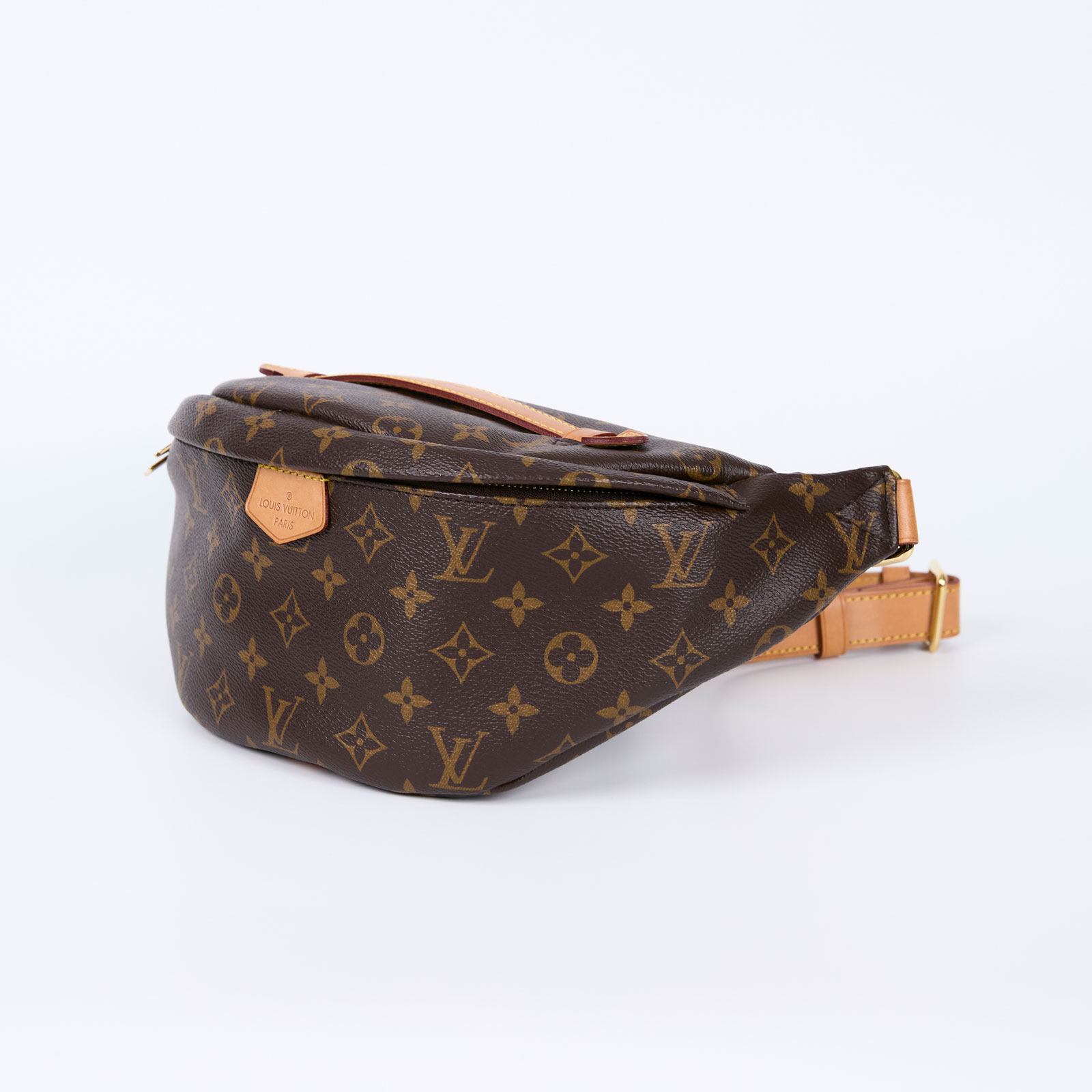 路易威登 LOUIS VUITTON Bumbag 經典帆布 腰包 斜跨包 M43644 原花腰包 原廠盒子/防塵袋