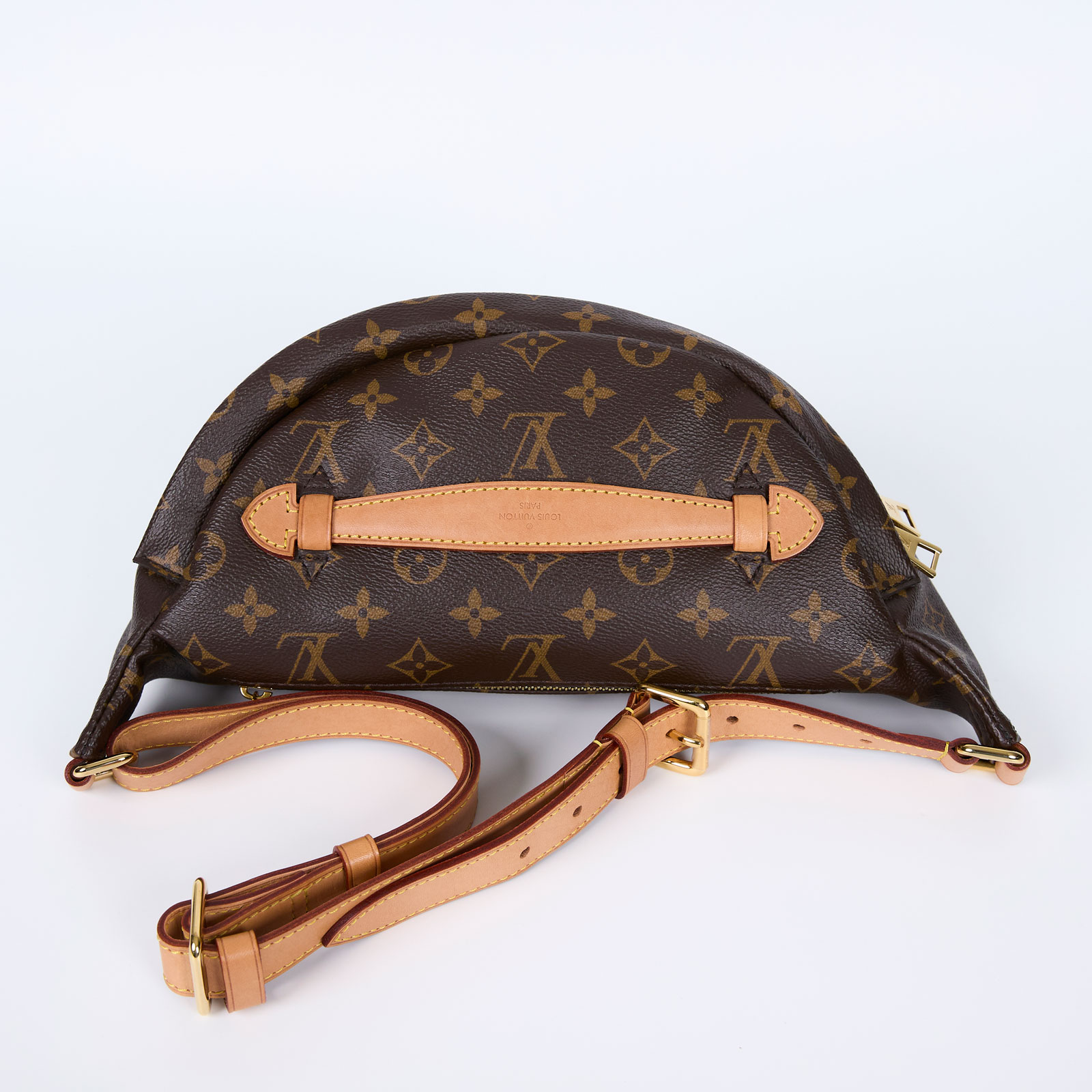 路易威登 LOUIS VUITTON Bumbag 經典帆布 腰包 斜跨包 M43644 原花腰包 原廠盒子/防塵袋