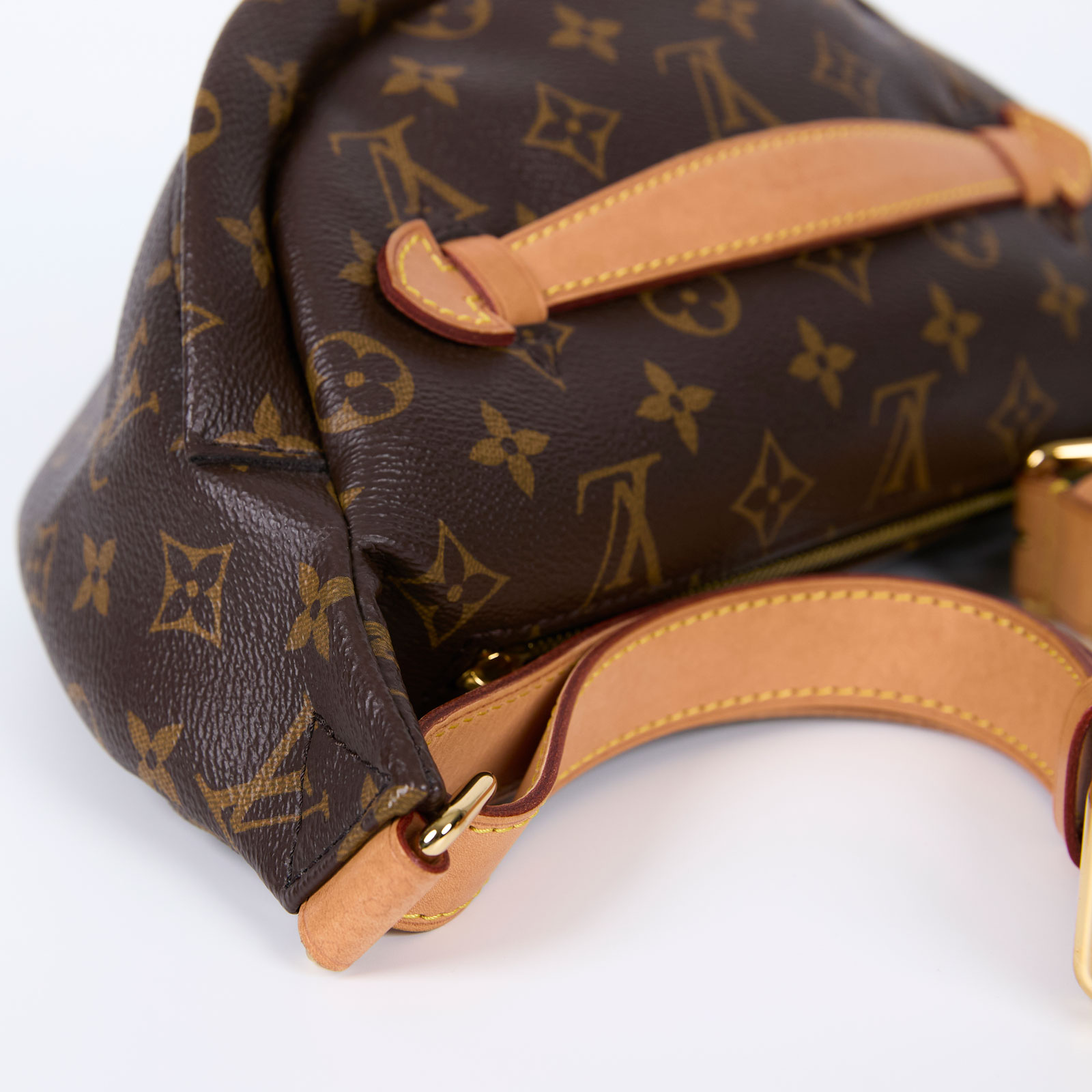 路易威登 LOUIS VUITTON Bumbag 經典帆布 腰包 斜跨包 M43644 原花腰包 原廠盒子/防塵袋