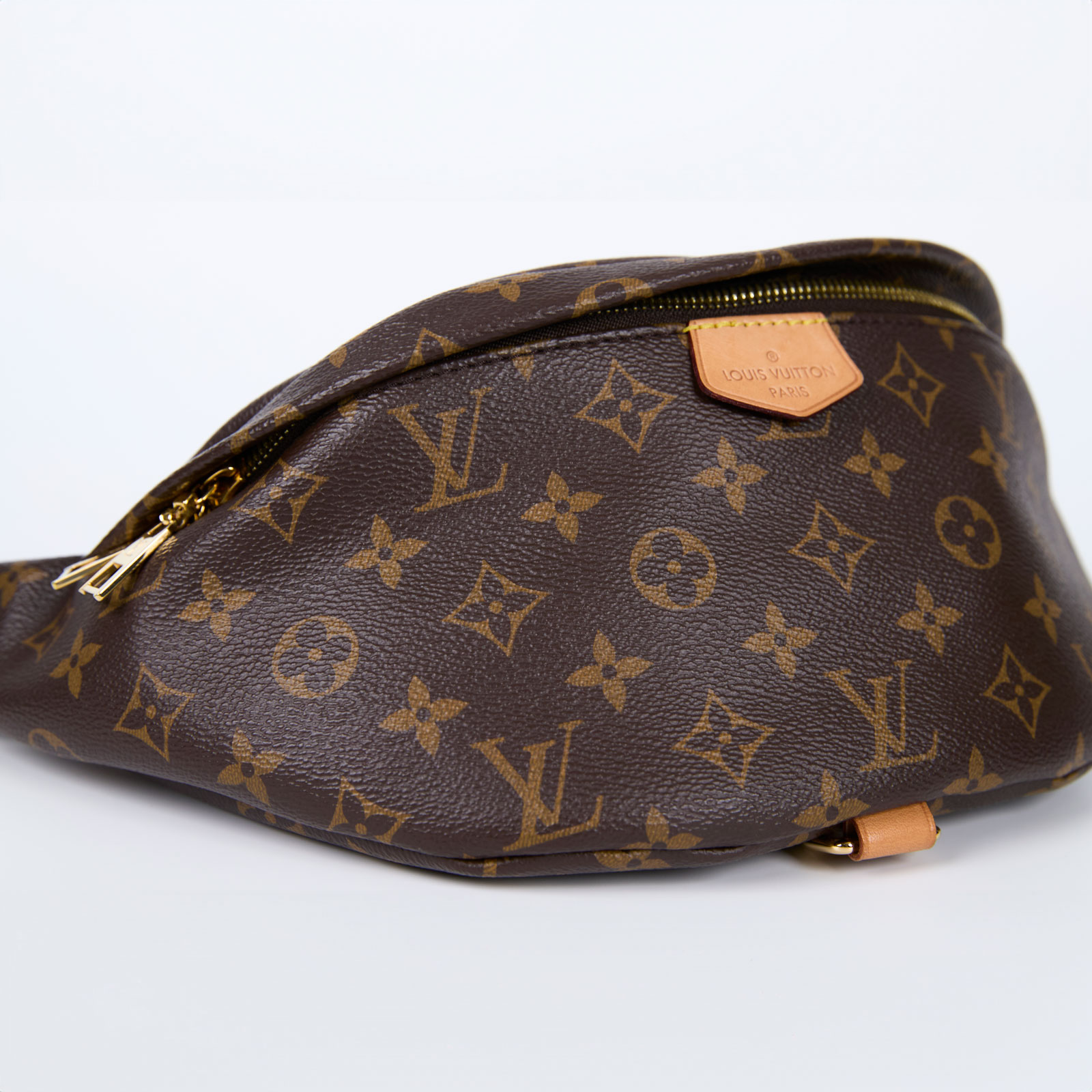 路易威登 LOUIS VUITTON Bumbag 經典帆布 腰包 斜跨包 M43644 原花腰包 原廠盒子/防塵袋