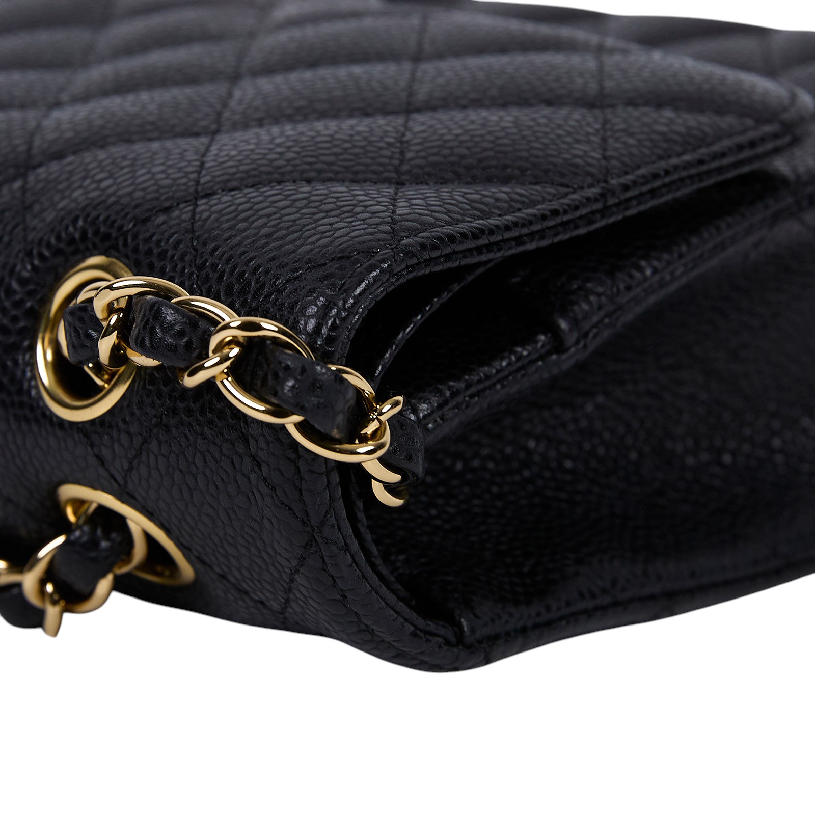 香奈兒 CHANEL CF 經典 11.12 口蓋包 A01112 11開黑金荔枝COCO25 原廠盒子/防塵袋/保證卡