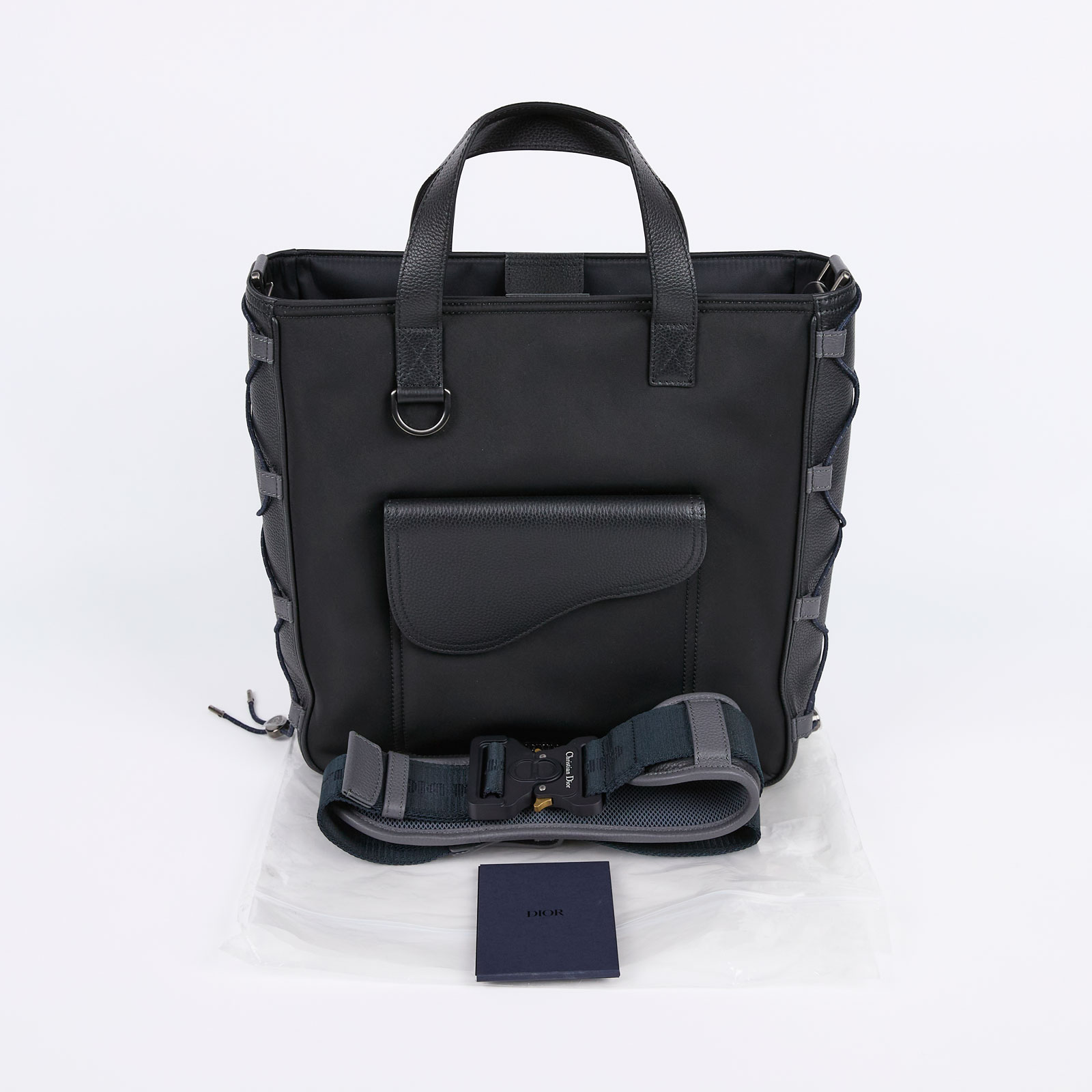 迪奧 CHRISTIAN DIOR Saddle Sacai 聯名 膠囊系列 手提包 1ADSH198US  無附屬品