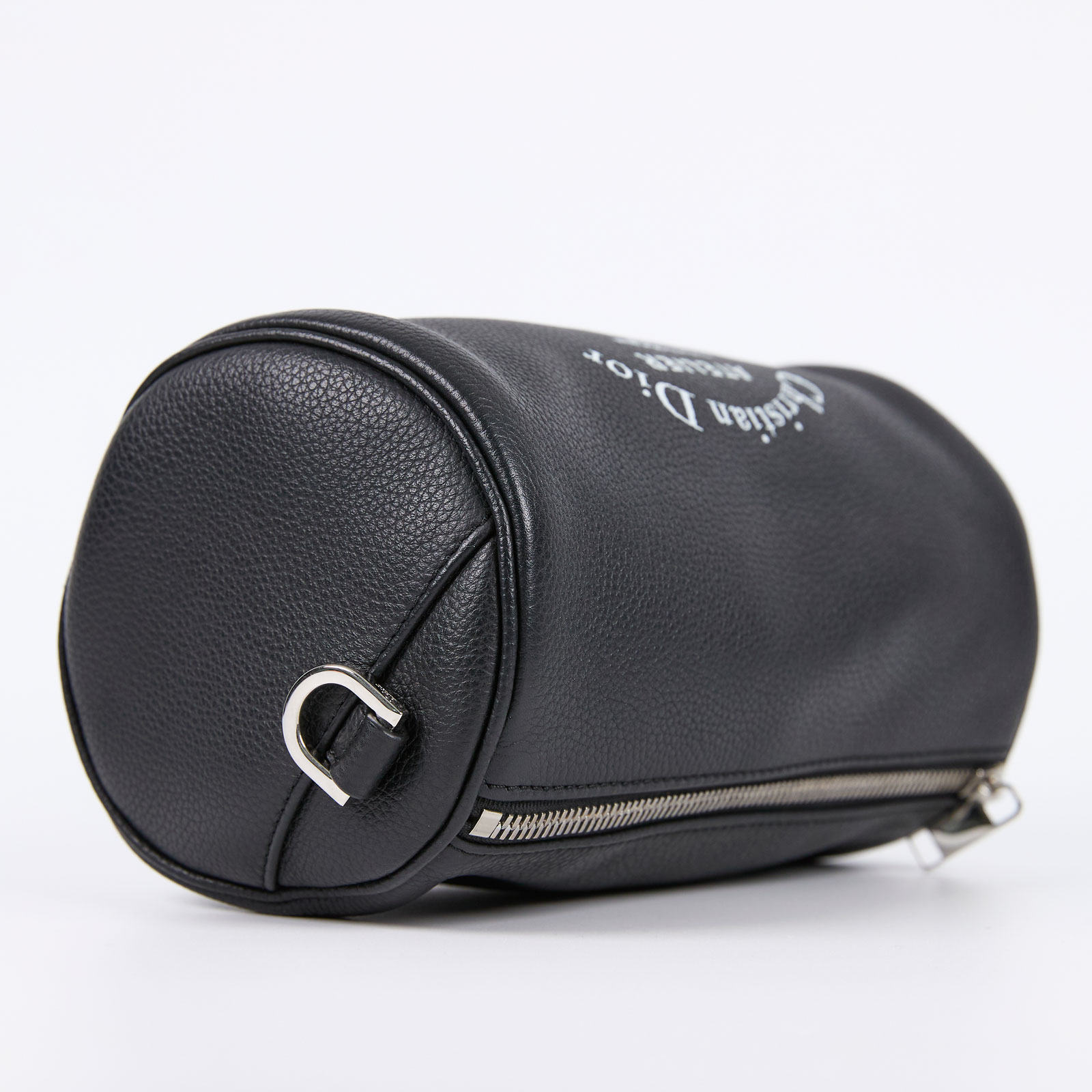 迪奧 CHRISTIAN DIOR Roller Bag 斜背包 滾筒包 1ATPO061XXX ROLLER 黑色圓筒包 小號 防塵袋/背帶/保證卡