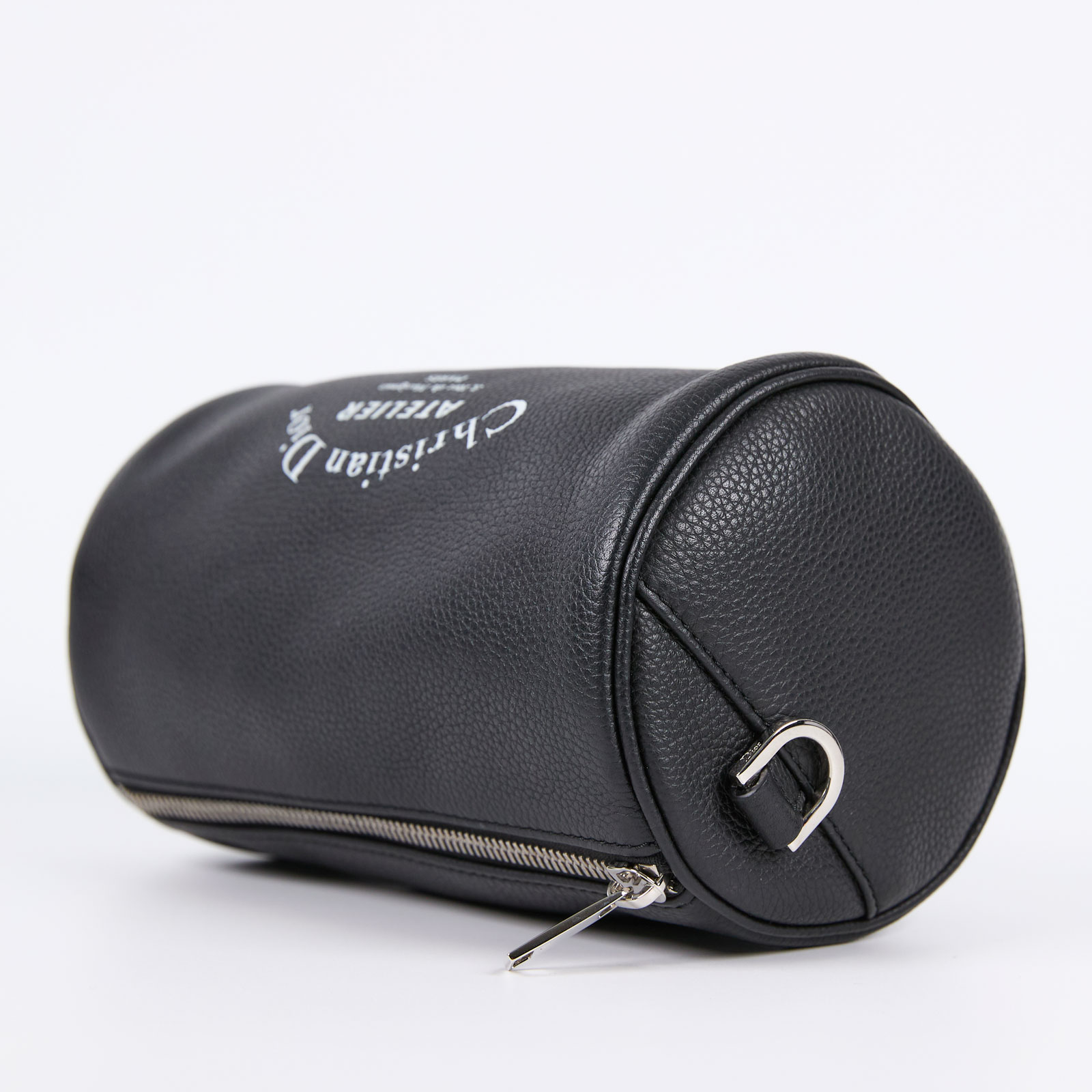 迪奧 CHRISTIAN DIOR Roller Bag 斜背包 滾筒包 1ATPO061XXX ROLLER 黑色圓筒包 小號 防塵袋/背帶/保證卡