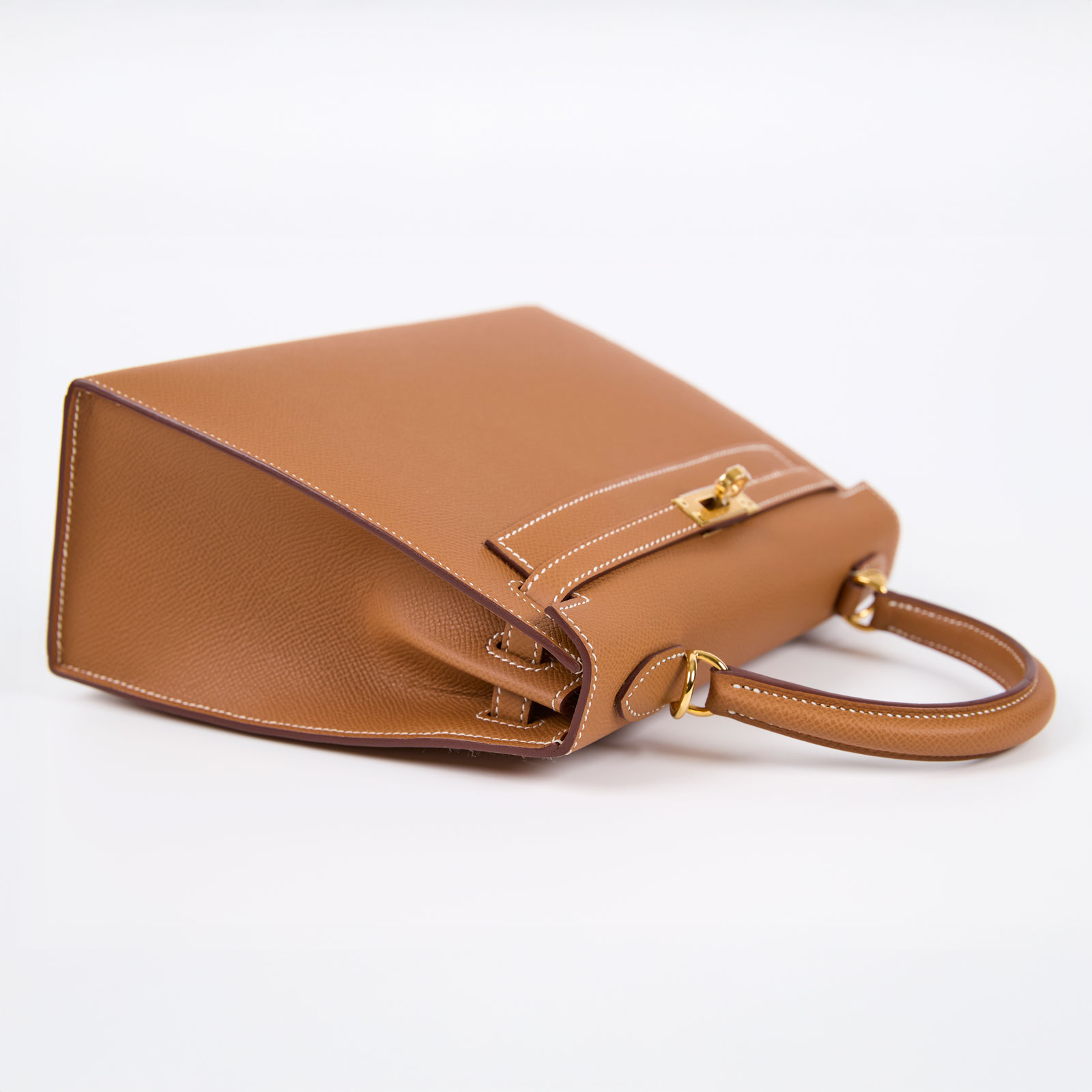 愛馬仕 Hermès Kelly Bag 凱莉包 25 KL25 W刻/WAS680IX  防塵袋/原廠盒子/鎖組/購買證明