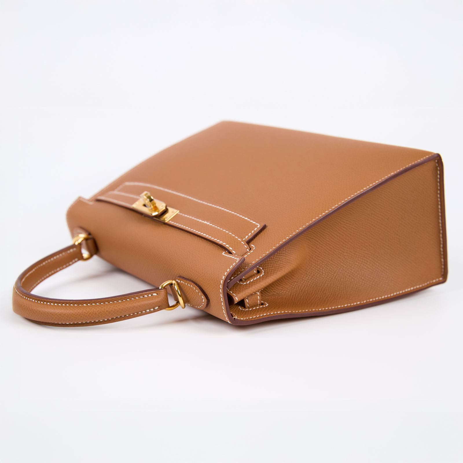 愛馬仕 Hermès Kelly Bag 凱莉包 25 KL25 W刻/WAS680IX  防塵袋/原廠盒子/鎖組/購買證明