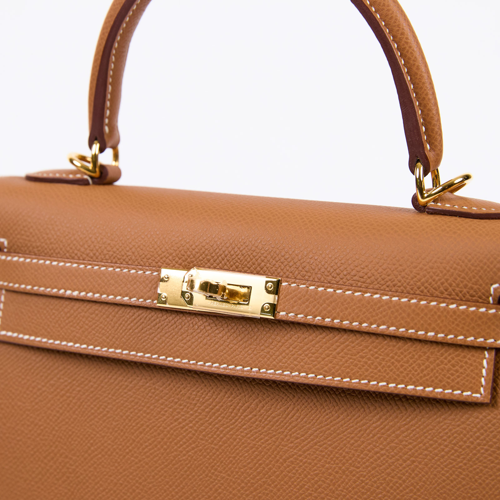 愛馬仕 Hermès Kelly Bag 凱莉包 25 KL25 W刻/WAS680IX  防塵袋/原廠盒子/鎖組/購買證明
