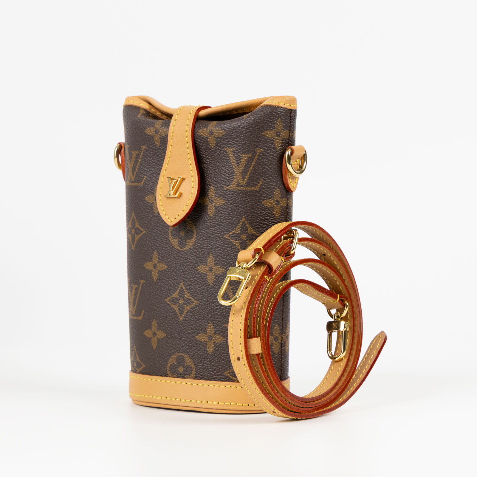 路易威登 LOUIS VUITTON Fold Me Pouch 隨身包 薯條包 M80874 晶片款 原花薯條包Fold Me Pouch 防塵袋