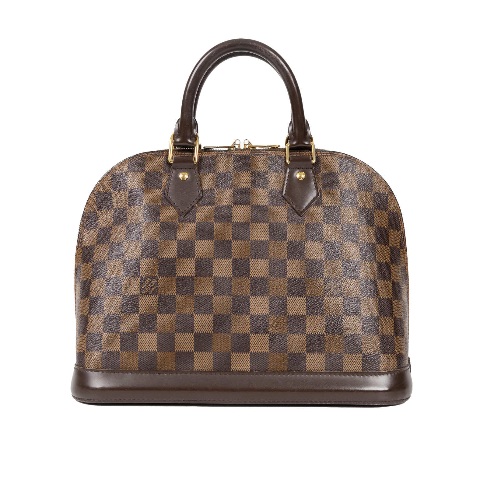 路易威登 LOUIS VUITTON Alma PM 棕棋盤 可斜背 貝殼包  N53151 棋盤格ALMA PM 防塵袋