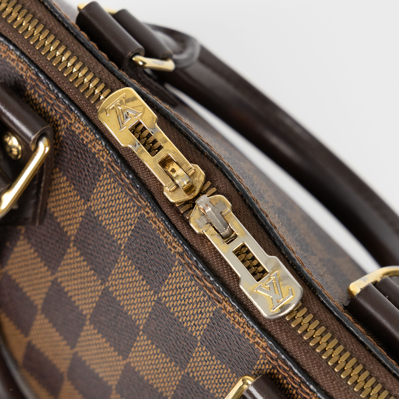 路易威登 LOUIS VUITTON Alma PM 棕棋盤 可斜背 貝殼包  N53151 棋盤格ALMA PM 防塵袋