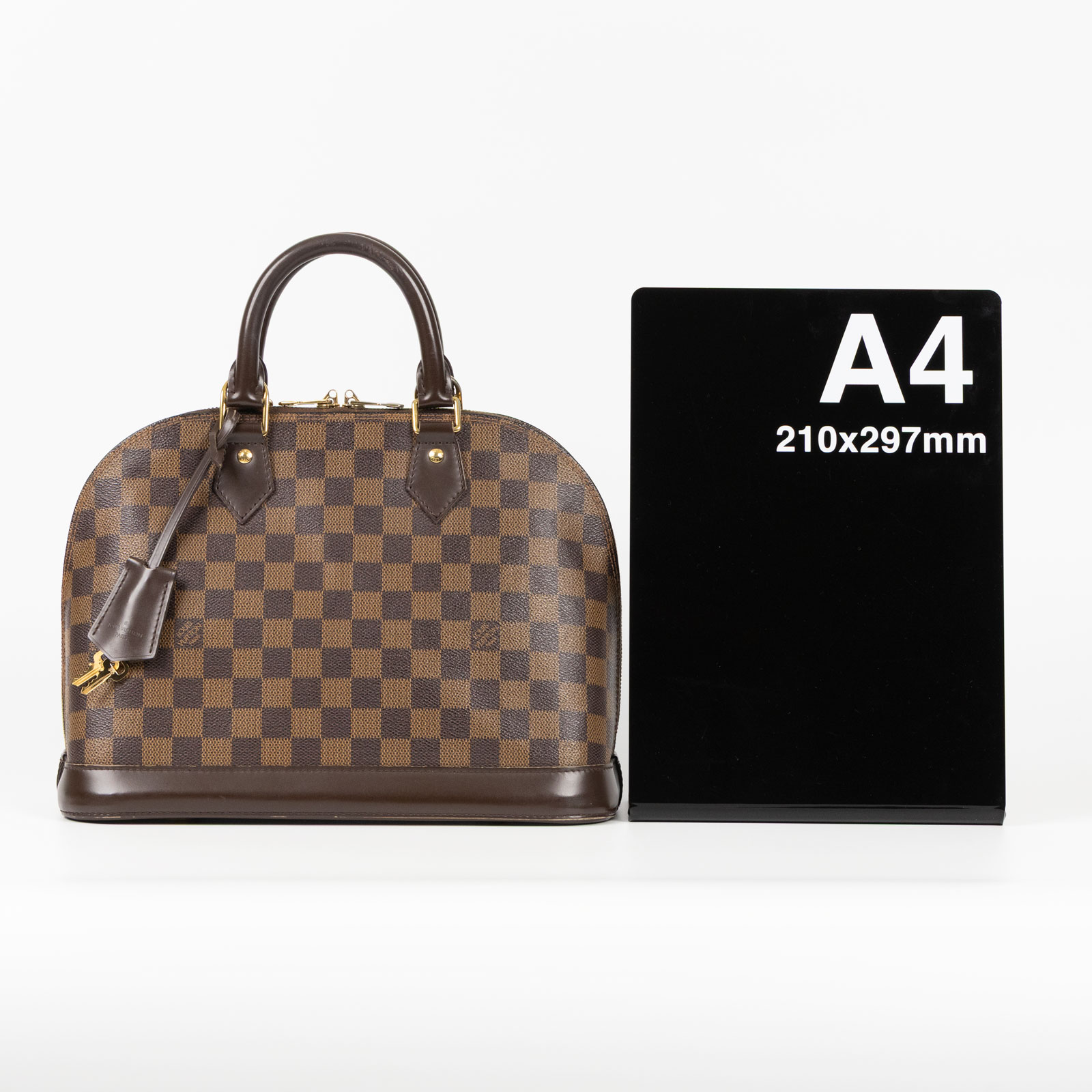 路易威登 LOUIS VUITTON Alma PM 棕棋盤 可斜背 貝殼包  N53151 棋盤格ALMA PM 防塵袋