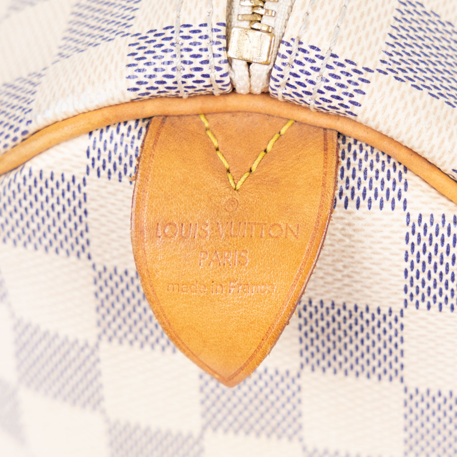 路易威登 LOUIS VUITTON Speedy 30白棋盤 手提波士頓包 N41370 白棋盤格SPEEDY30 防塵袋