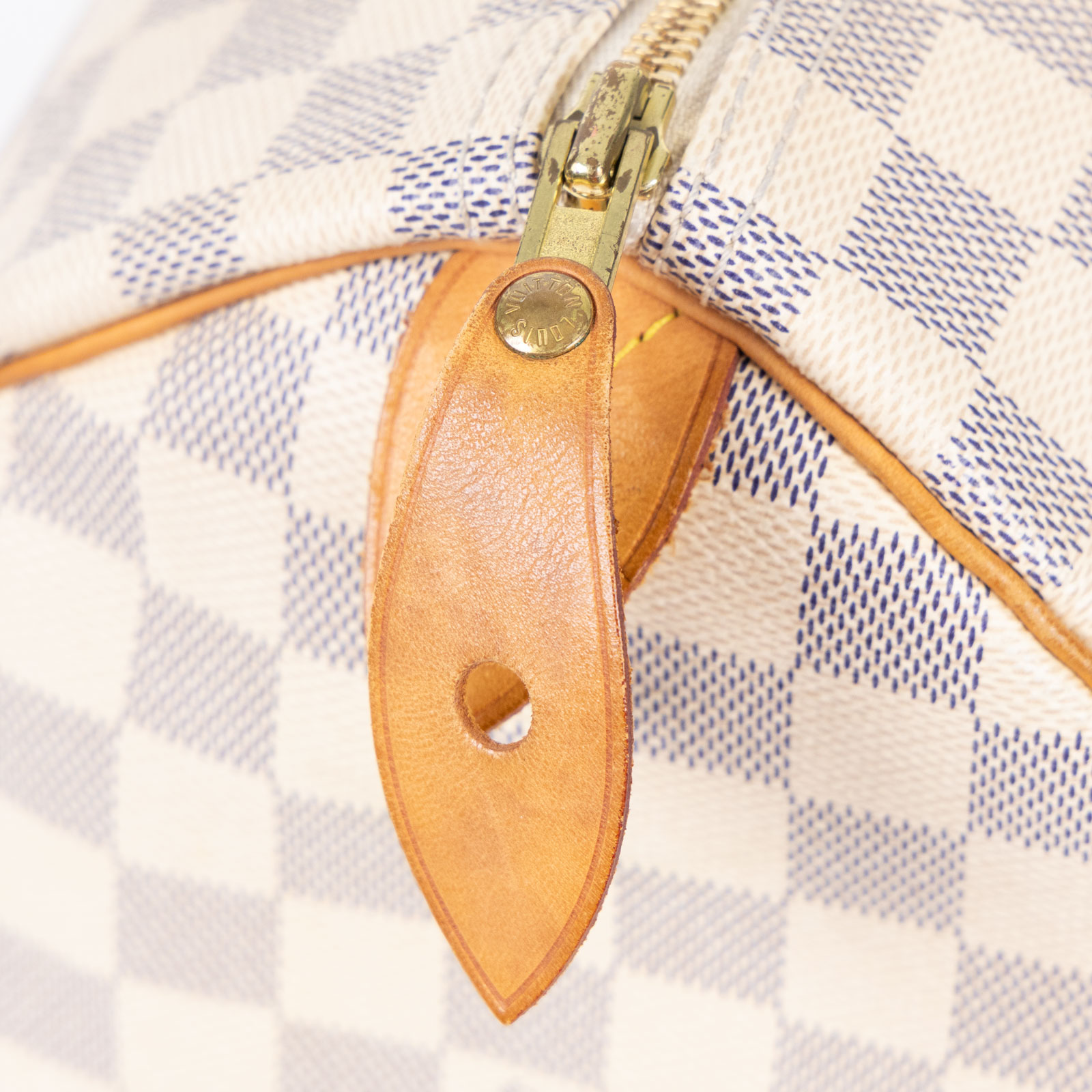 路易威登 LOUIS VUITTON Speedy 30白棋盤 手提波士頓包 N41370 白棋盤格SPEEDY30 防塵袋