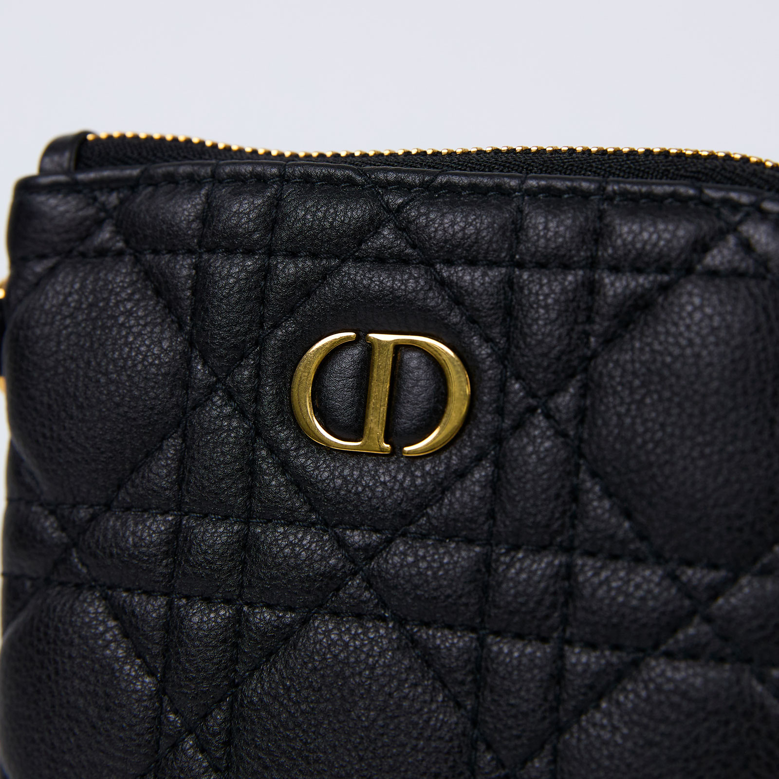迪奧 CHRISTIAN DIOR Caro 手機包 S5036UWHC 黑金CARO組合手機包 防塵袋/原廠盒子