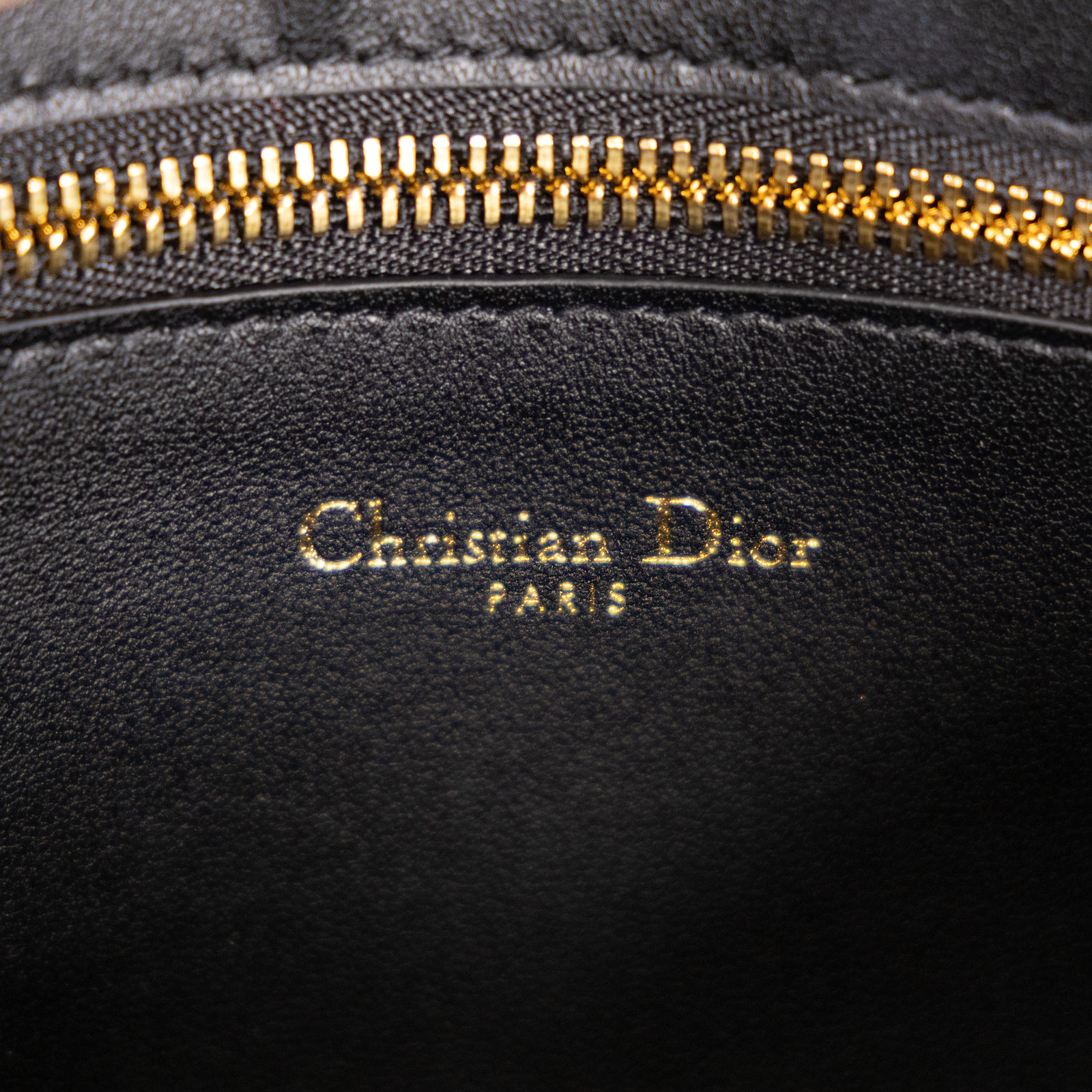 迪奧 CHRISTIAN DIOR Caro 相機包 S5037UWHL 黑金CARO雙層相機包 防塵袋