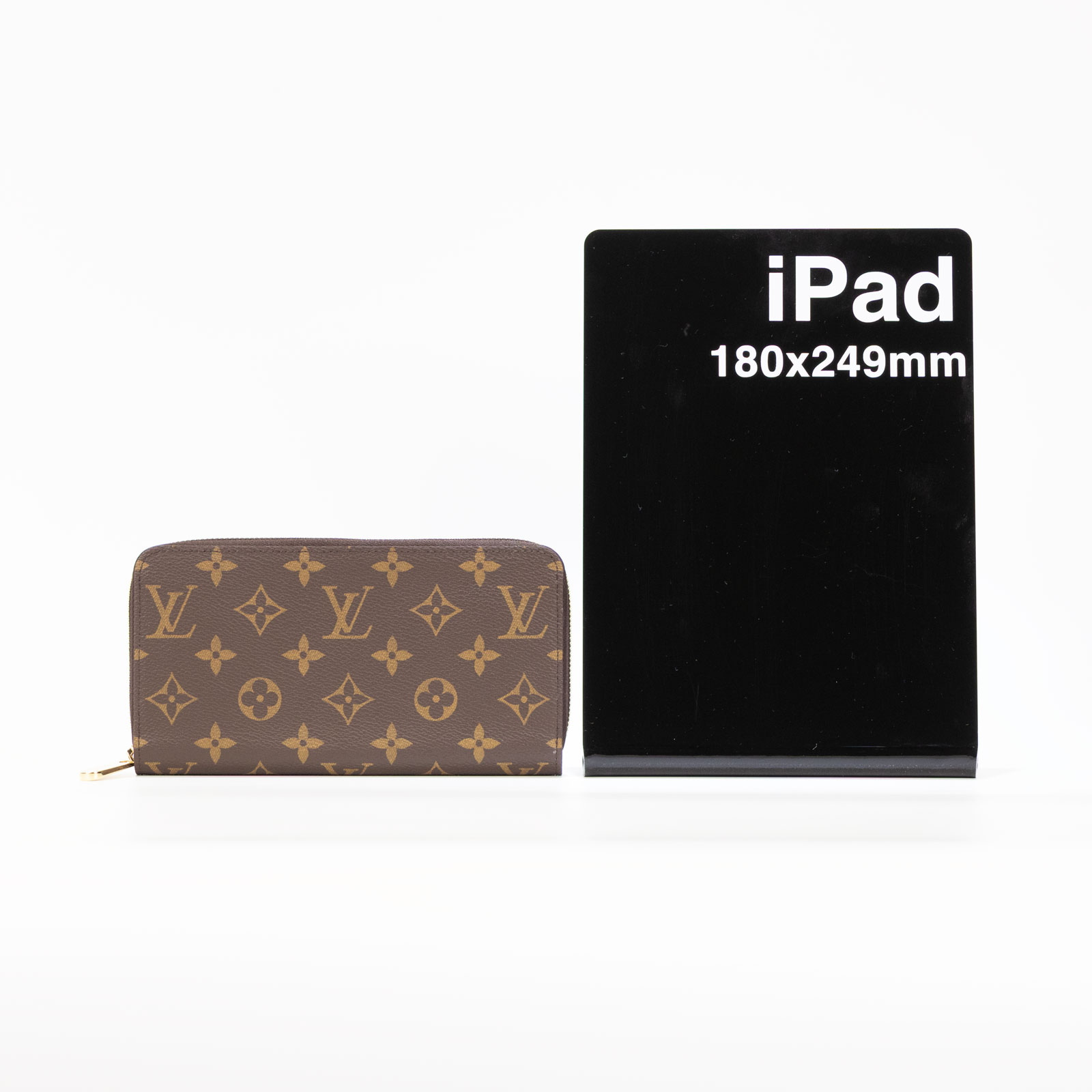 路易威登 LOUIS VUITTON 拉鏈錢包 Monogram帆布 棕色 M42616 晶片款 原花拉鍊長夾 防塵袋