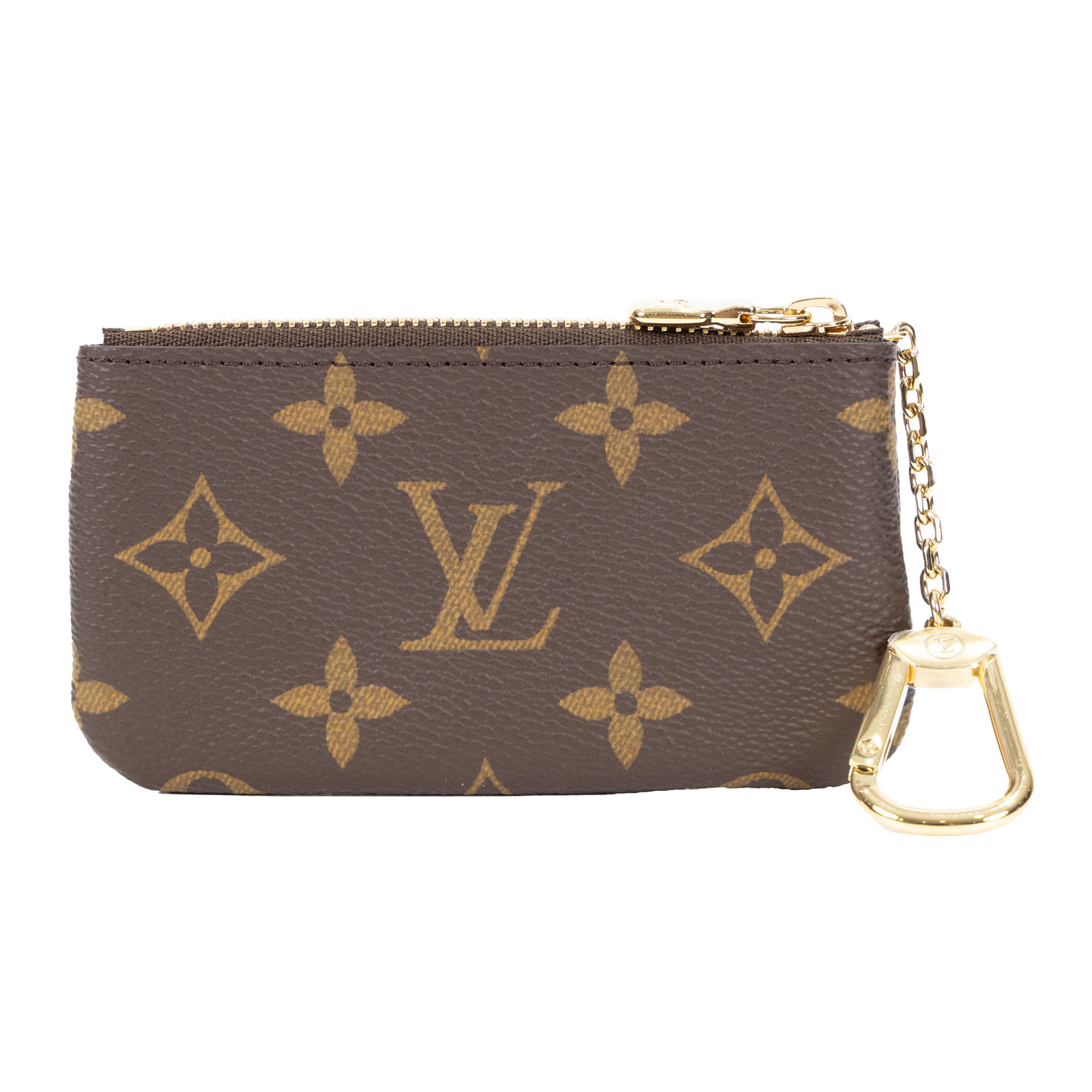 路易威登 LOUIS VUITTON 鑰匙零錢包 吊飾 M62650 晶片款 原花拉鍊鑰匙包 防塵袋
