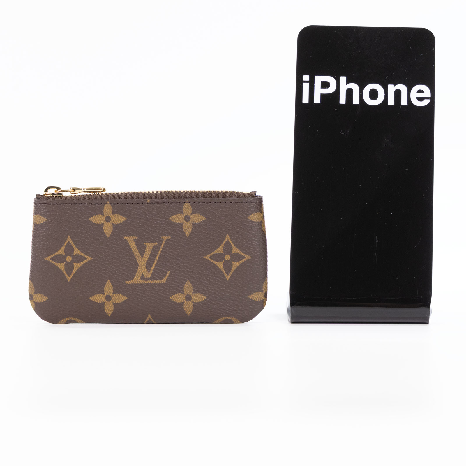 路易威登 LOUIS VUITTON 鑰匙零錢包 吊飾 M62650 晶片款 原花拉鍊鑰匙包 防塵袋