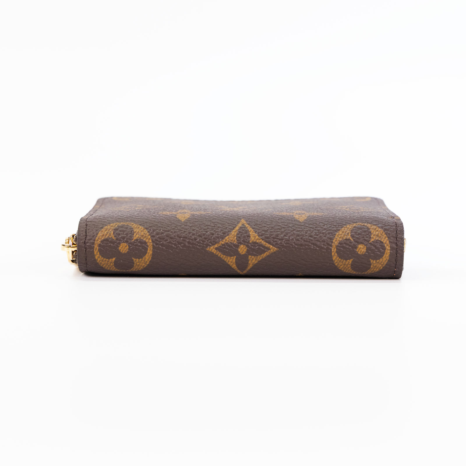 路易威登 LOUIS VUITTON 拉鏈零錢包 經典帆布 M60067 晶片款 原花拉鍊卡包 防塵袋