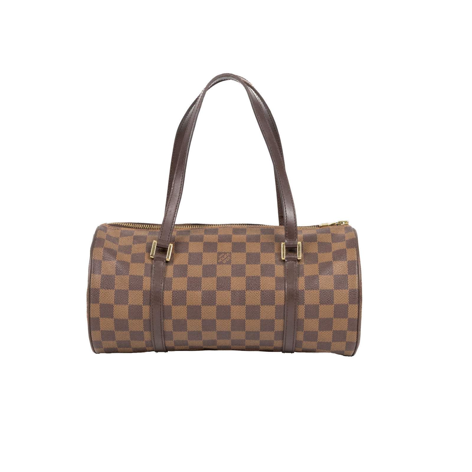 路易威登 LOUIS VUITTON Papillon NM 圓筒包 手提包 棕棋盤格 N41210 棕棋盤PAPILLON 無附屬品