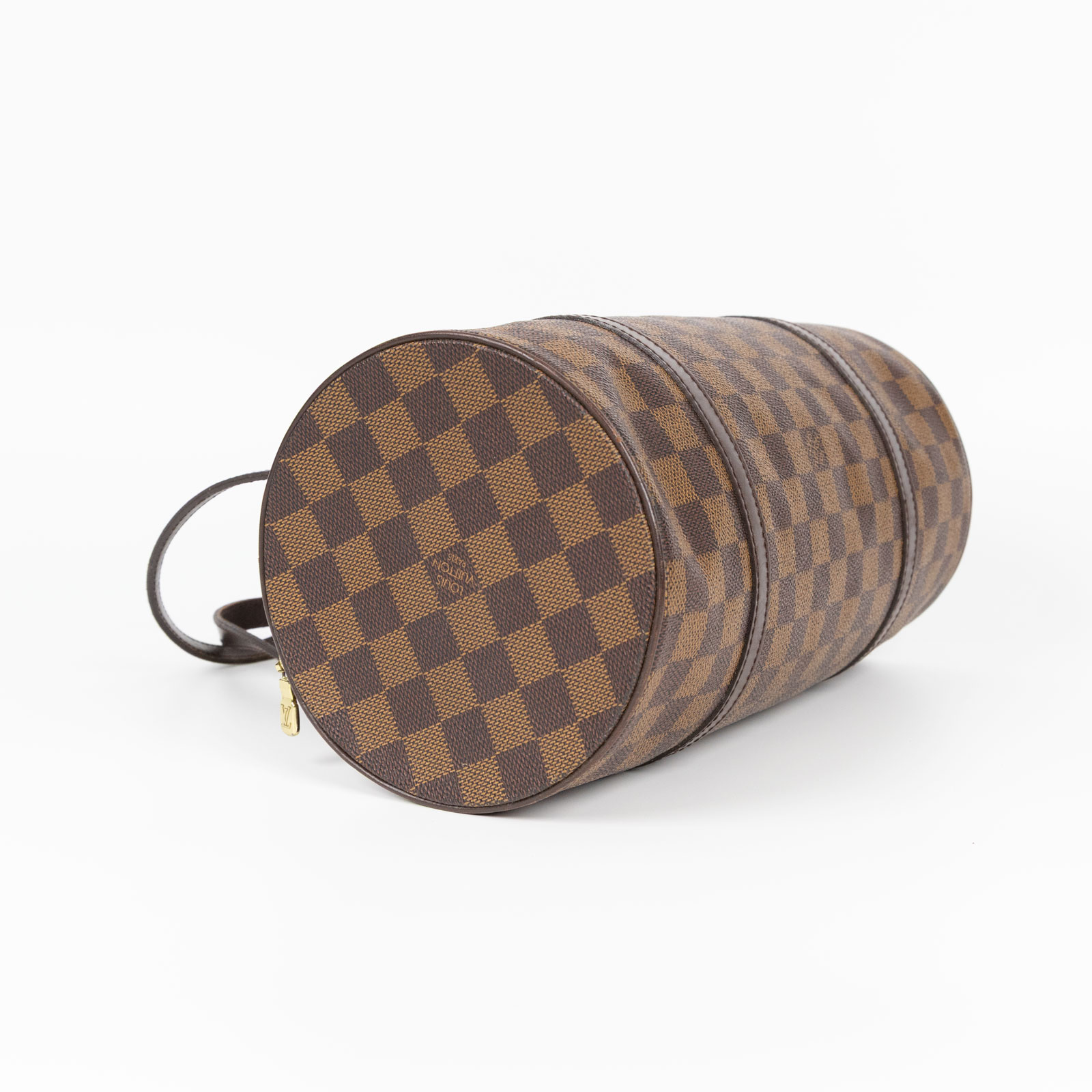 路易威登 LOUIS VUITTON Papillon NM 圓筒包 手提包 棕棋盤格 N41210 棕棋盤PAPILLON 無附屬品