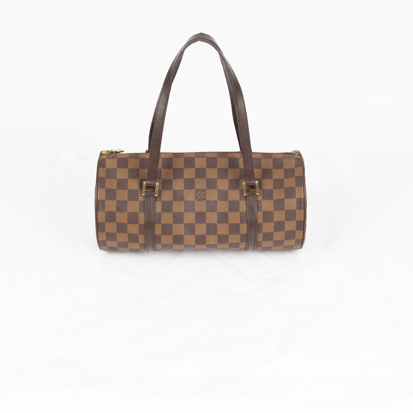 路易威登 LOUIS VUITTON Papillon NM 圓筒包 手提包 棕棋盤格 N41210 棕棋盤PAPILLON 無附屬品