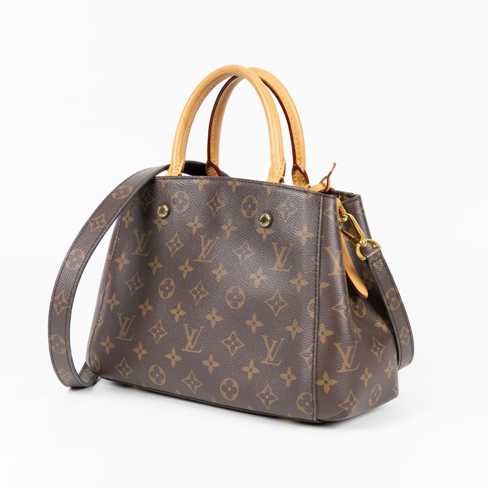 路易威登 LOUIS VUITTON Montaigne BB 蒙田包 經典帆布 M41055 原花MONTAIGNE BB 防塵袋/鎖組/背帶/購買證明
