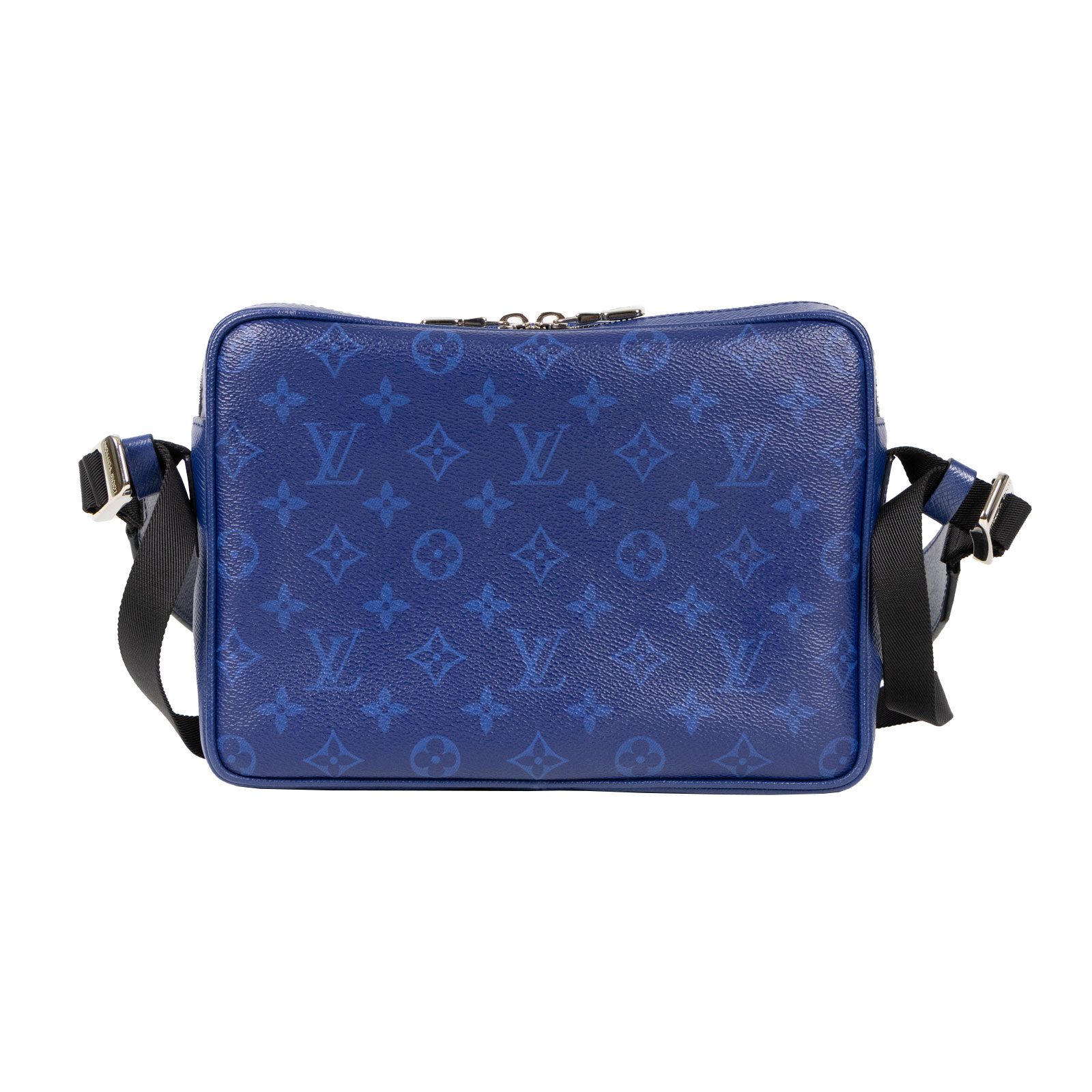 路易威登 LOUIS VUITTON Outdoor 郵差包 M30242 藍原花OUTDOOR PM 防塵袋/購買證明