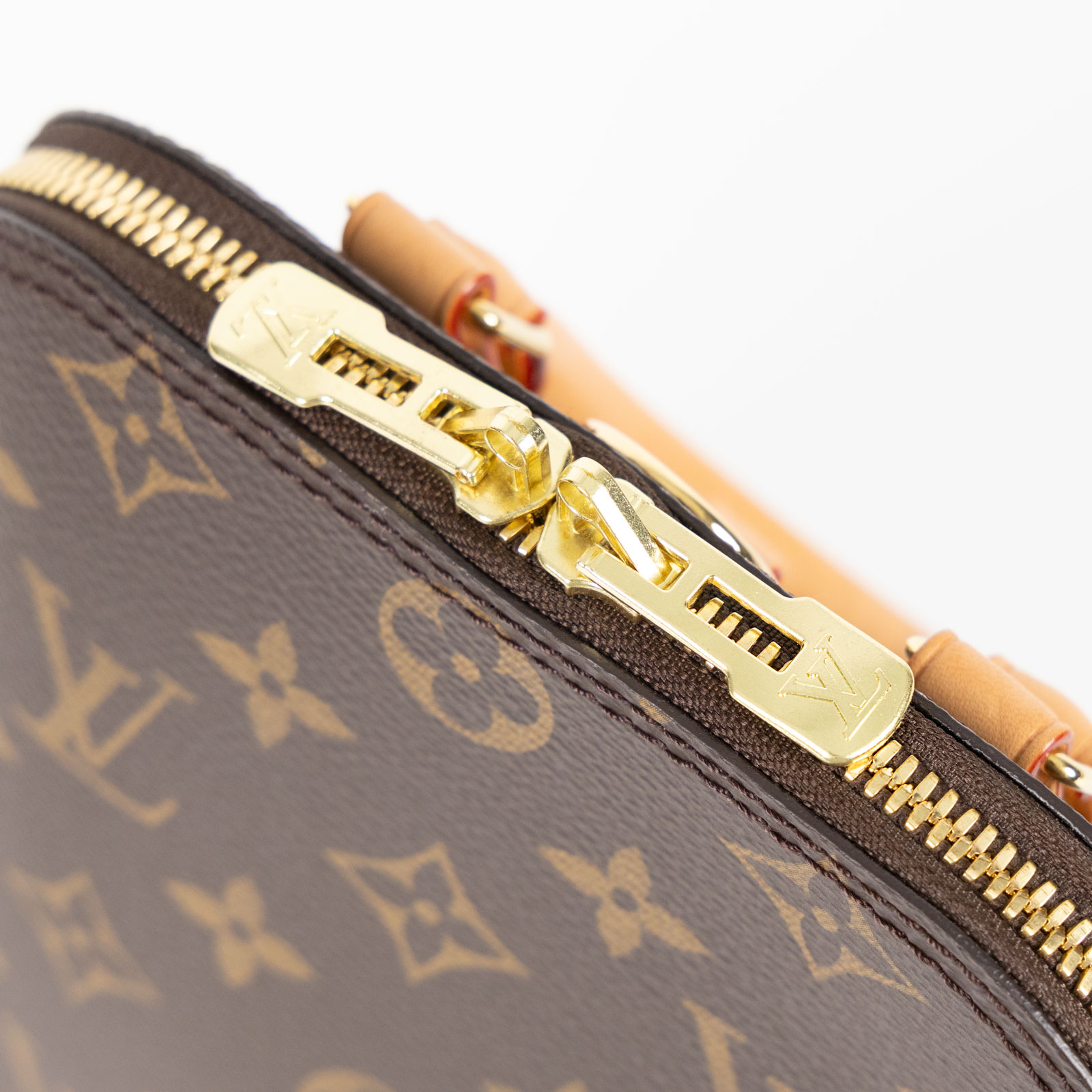 路易威登 LOUIS VUITTON Alma 背包 M47132 晶片款 原花ALMA背包 防塵袋/鎖組/購買證明