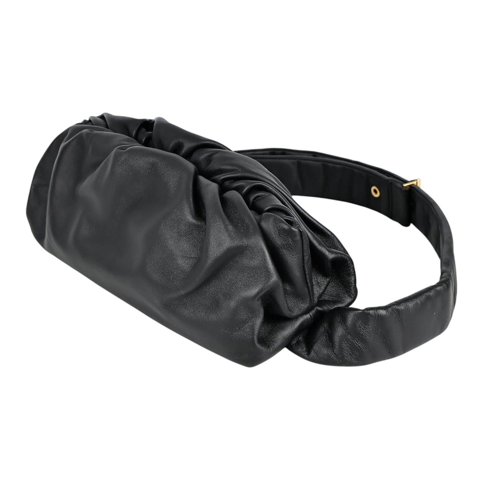寶緹嘉 BOTTEGA VENETA The Pouch 雲朵包 620954 黑THE POUCH雲朵胸包 防塵袋
