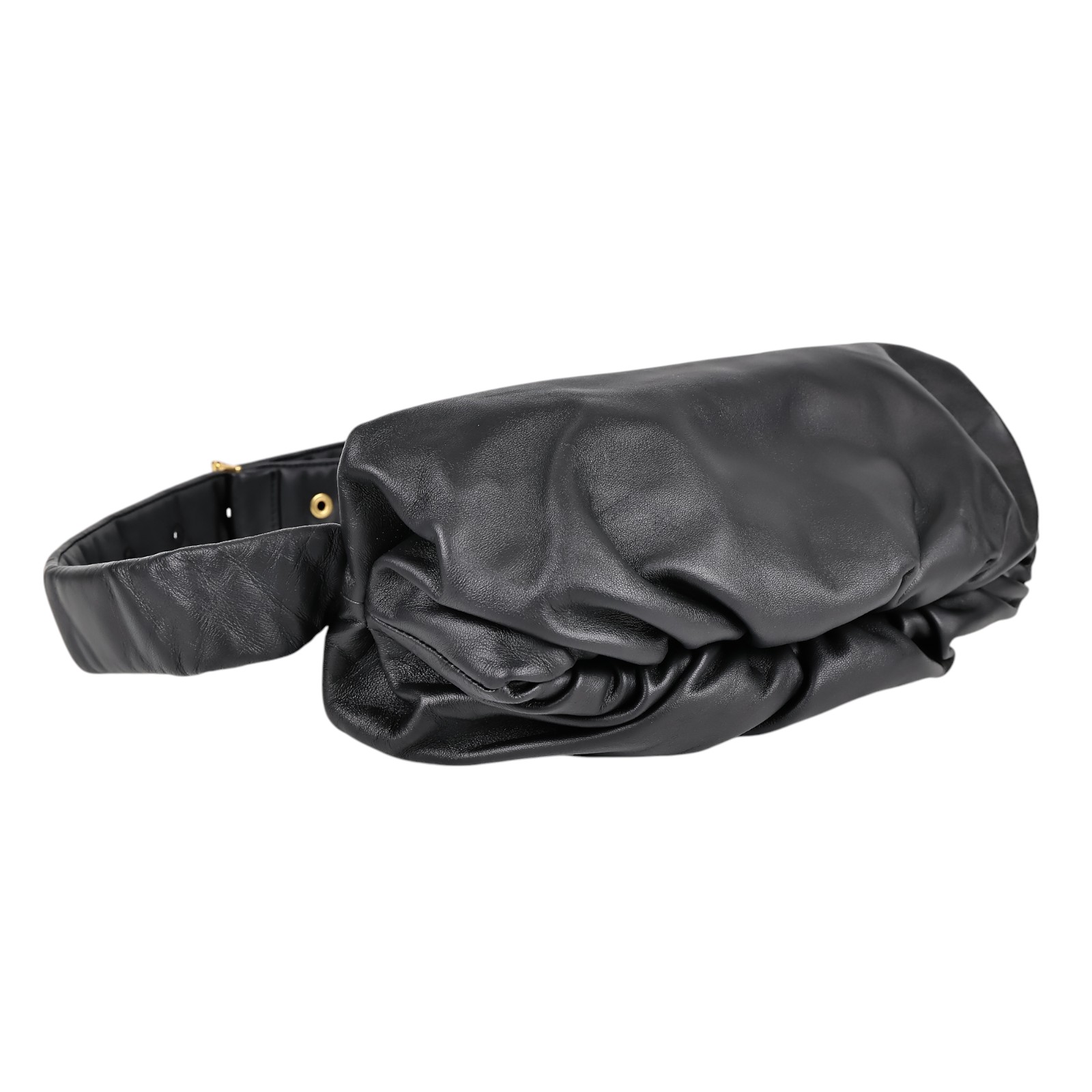 寶緹嘉 BOTTEGA VENETA The Pouch 雲朵包 620954 黑THE POUCH雲朵胸包 防塵袋