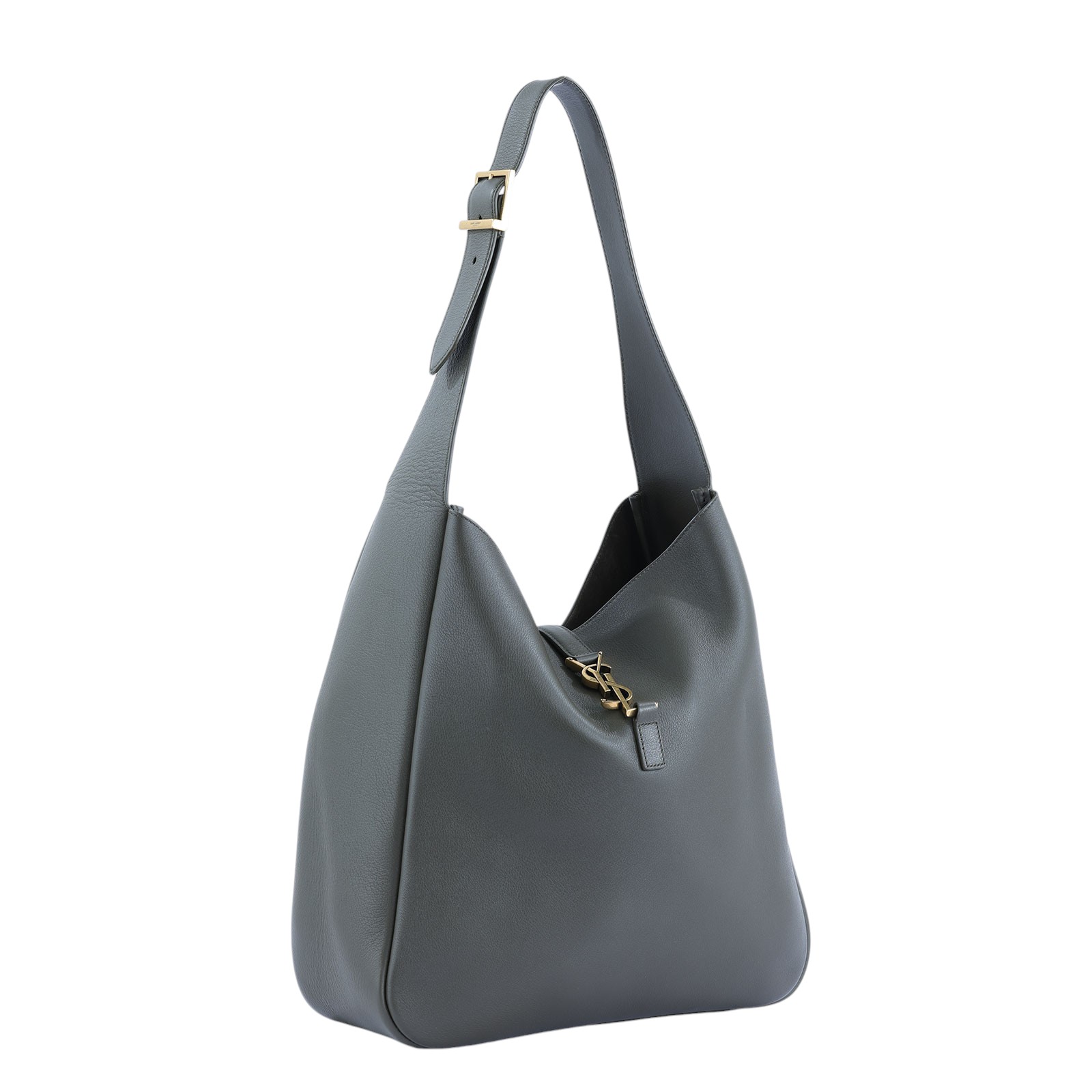 聖羅蘭 YSL SAINT LAURENT LE 5 À 7 滑面皮革 柔軟 大型 手袋 手提 肩背包 753837AAAUQ  防塵袋