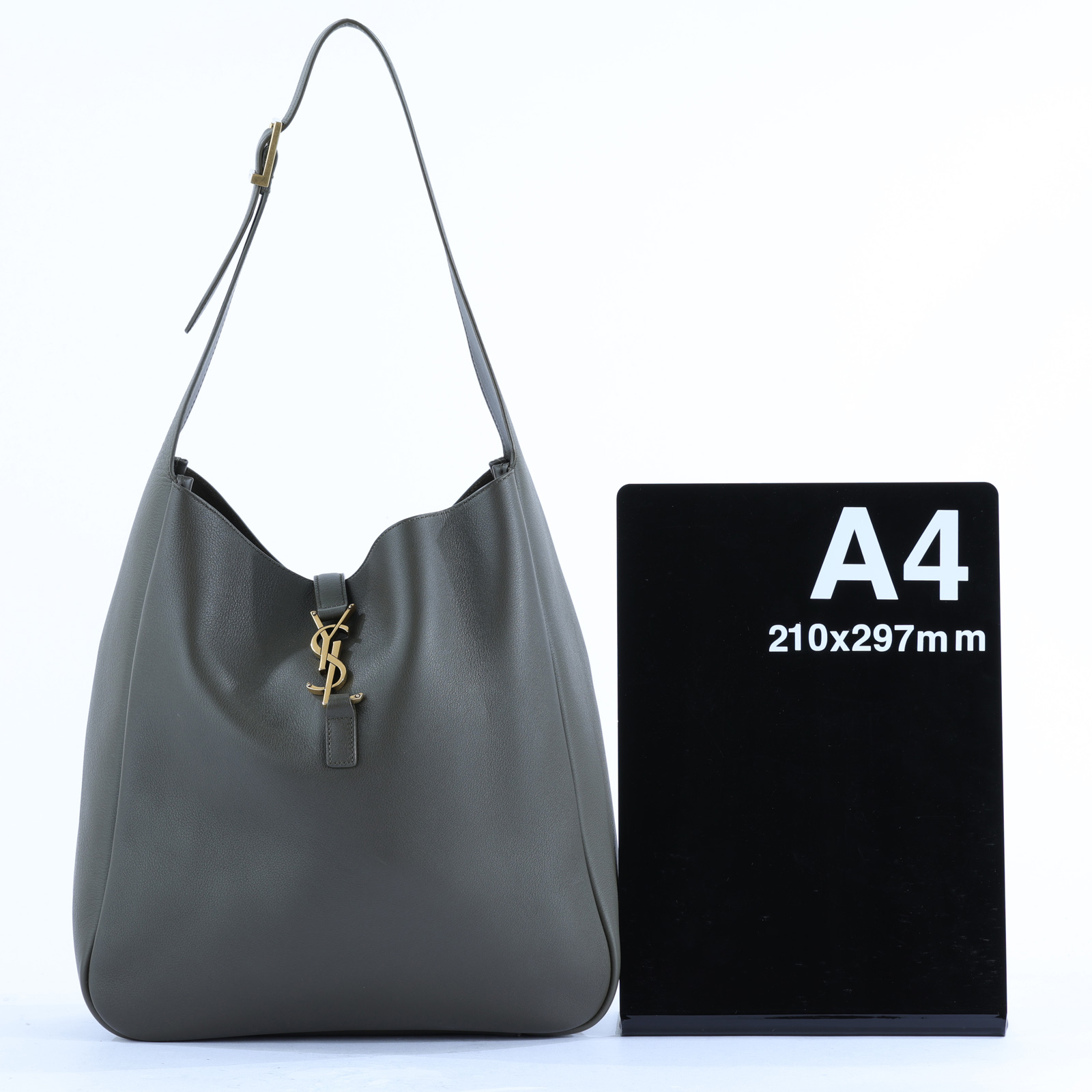 聖羅蘭 YSL SAINT LAURENT LE 5 À 7 滑面皮革 柔軟 大型 手袋 手提 肩背包 753837AAAUQ  防塵袋