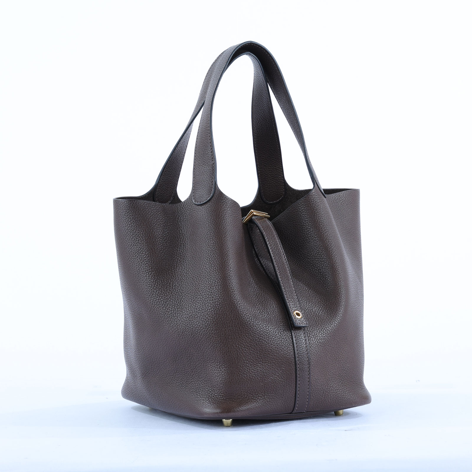 愛馬仕 Hermès Picotin Lock 22 菜籃子包 PT22 U ☆馬鞍PICOTIN22 原廠盒子/防塵袋/鎖組