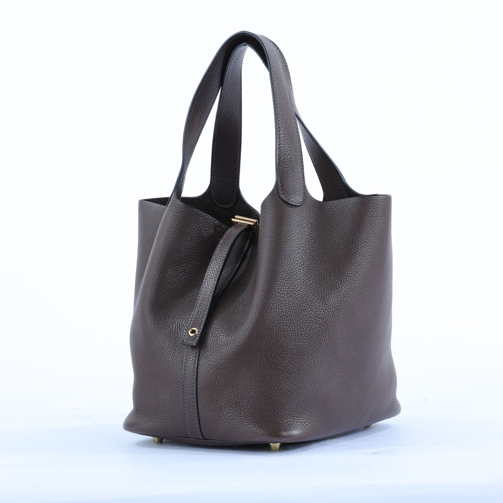 愛馬仕 Hermès Picotin Lock 22 菜籃子包 PT22 U ☆馬鞍PICOTIN22 原廠盒子/防塵袋/鎖組