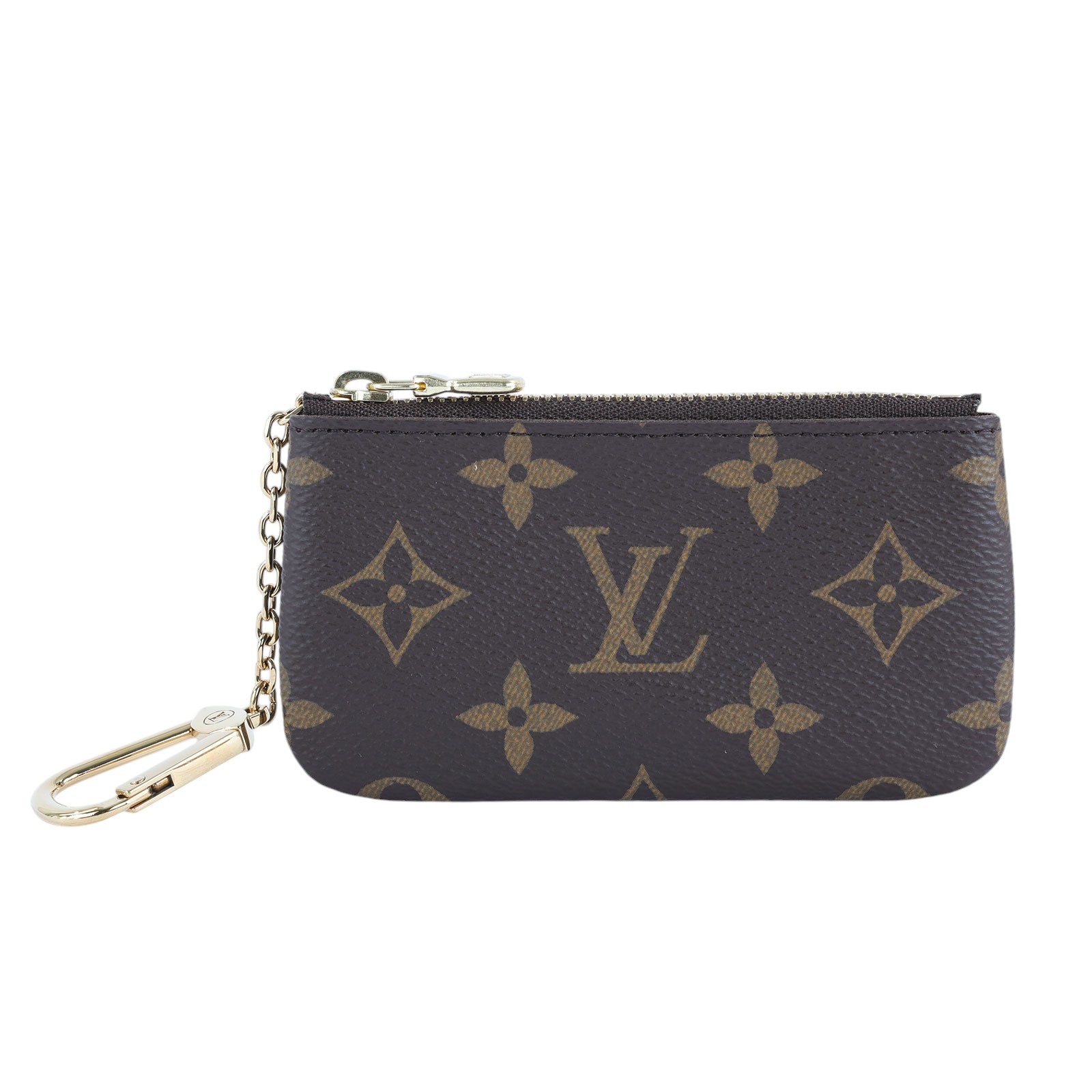 路易威登 LOUIS VUITTON 鑰匙零錢包 吊飾 M62650 原花拉鍊鑰匙包 防塵袋