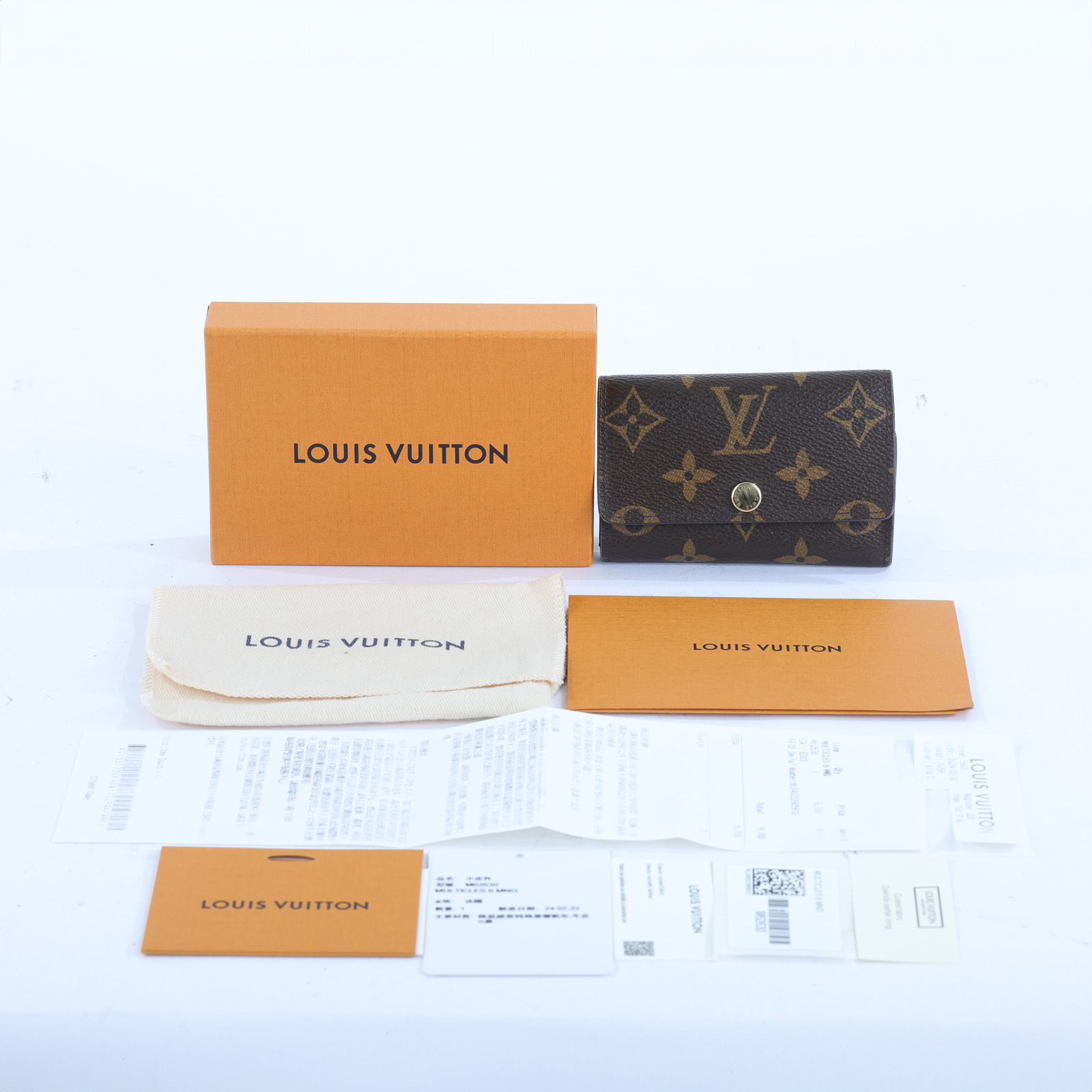 路易威登 LOUIS VUITTON 6 匙鑰匙包 經典帆布 M62630 原花鑰匙包 原廠盒子/防塵袋/購買證明