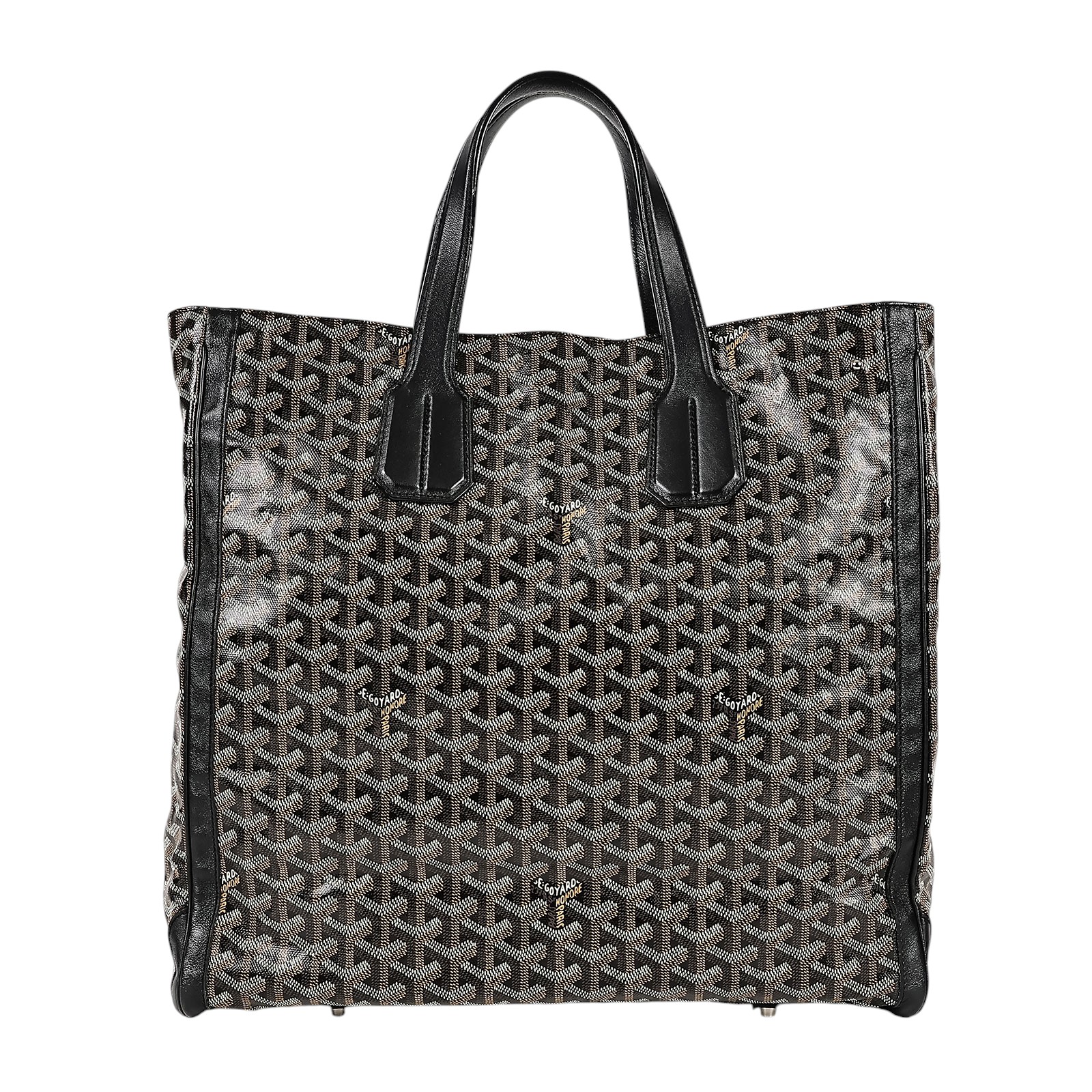 高雅德 GOYARD Voltaire Bag 手提包 VOLTA3MMLTY 黑棕VOLTAIRE BAG 托特包 防塵袋/背帶