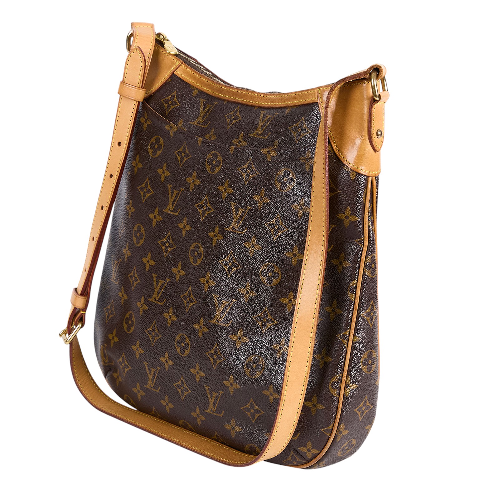 路易威登 LOUIS VUITTON Odéon MM 拉鏈 肩背包 M56389 原花ODEON MM 防塵袋
