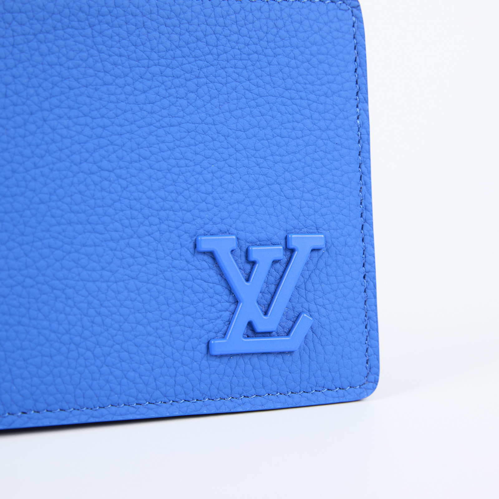 路易威登 LOUIS VUITTON Multiple 錢包 短夾 M82272 藍二折短夾 防塵袋