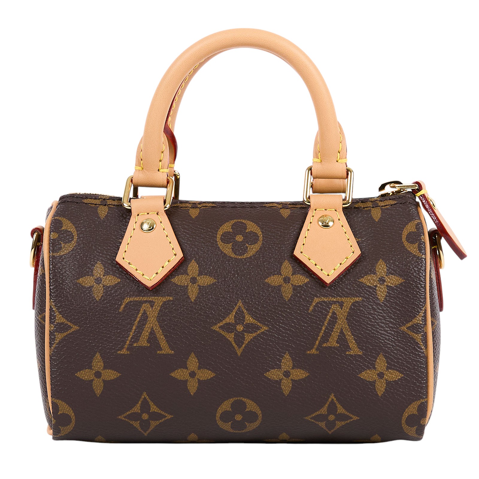 路易威登 LOUIS VUITTON Nano Speedy 原花 手提 肩背包 M81085 晶片款 原花NANO SPEEDY 防塵袋/日本購買證明