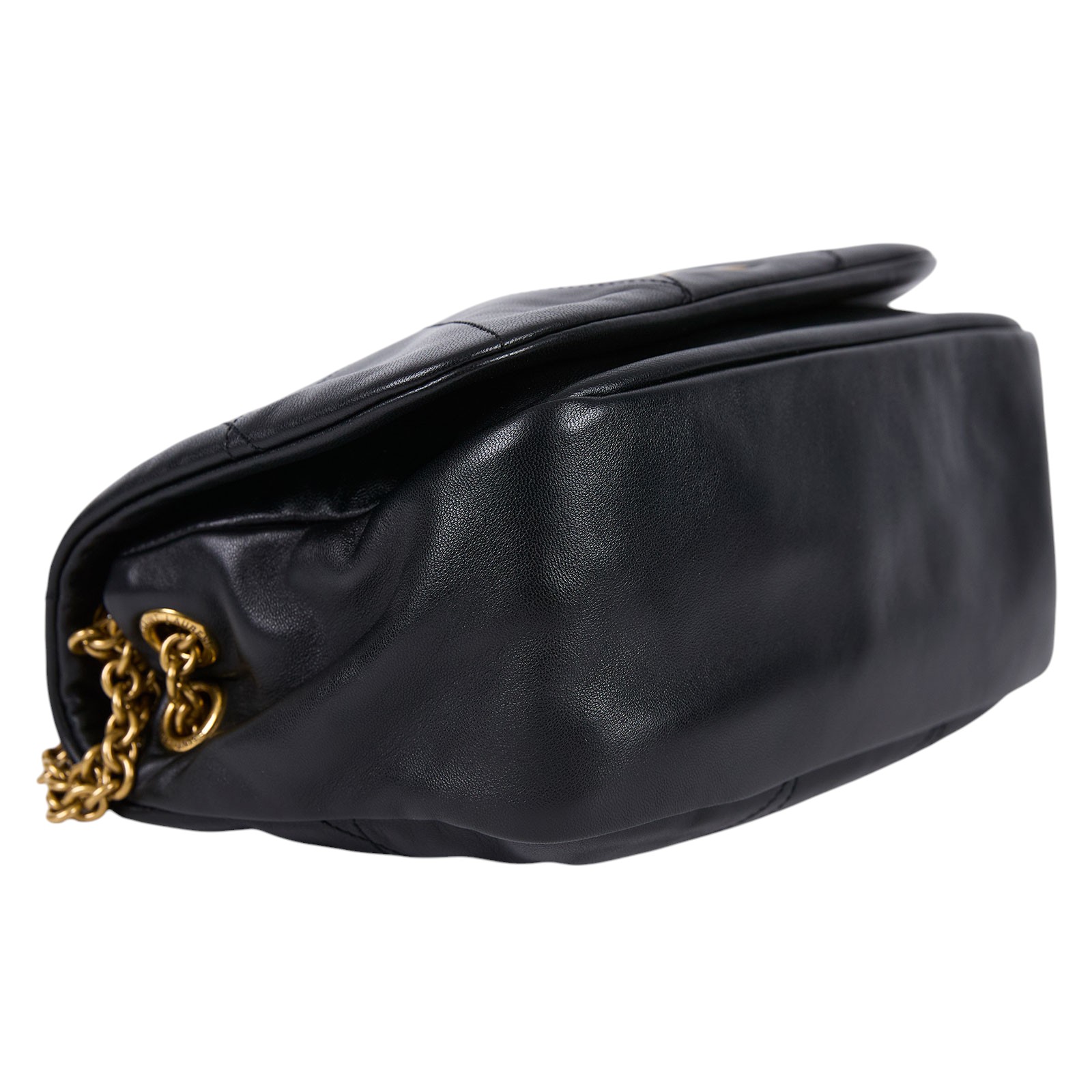 聖羅蘭 YSL SAINT LAURENT Jamie 4.3 小羊皮 小型 手袋 肩背 手提包 763475AAB32 黑金JAMIE4.3 SMAL 防塵袋