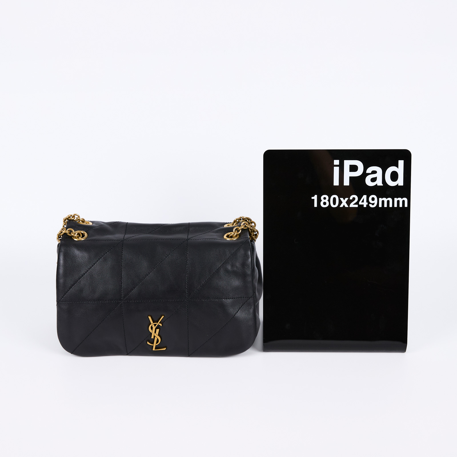 聖羅蘭 YSL SAINT LAURENT Jamie 4.3 小羊皮 小型 手袋 肩背 手提包 763475AAB32 黑金JAMIE4.3 SMAL 防塵袋