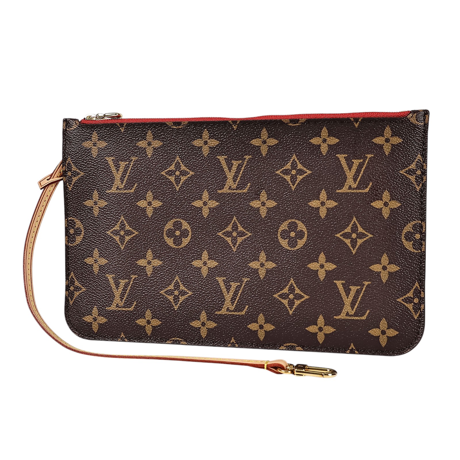 路易威登 LOUIS VUITTON Neverfull MM 櫻桃紅 肩背購物包 M41177 原花NEVERFULL MM 內袋