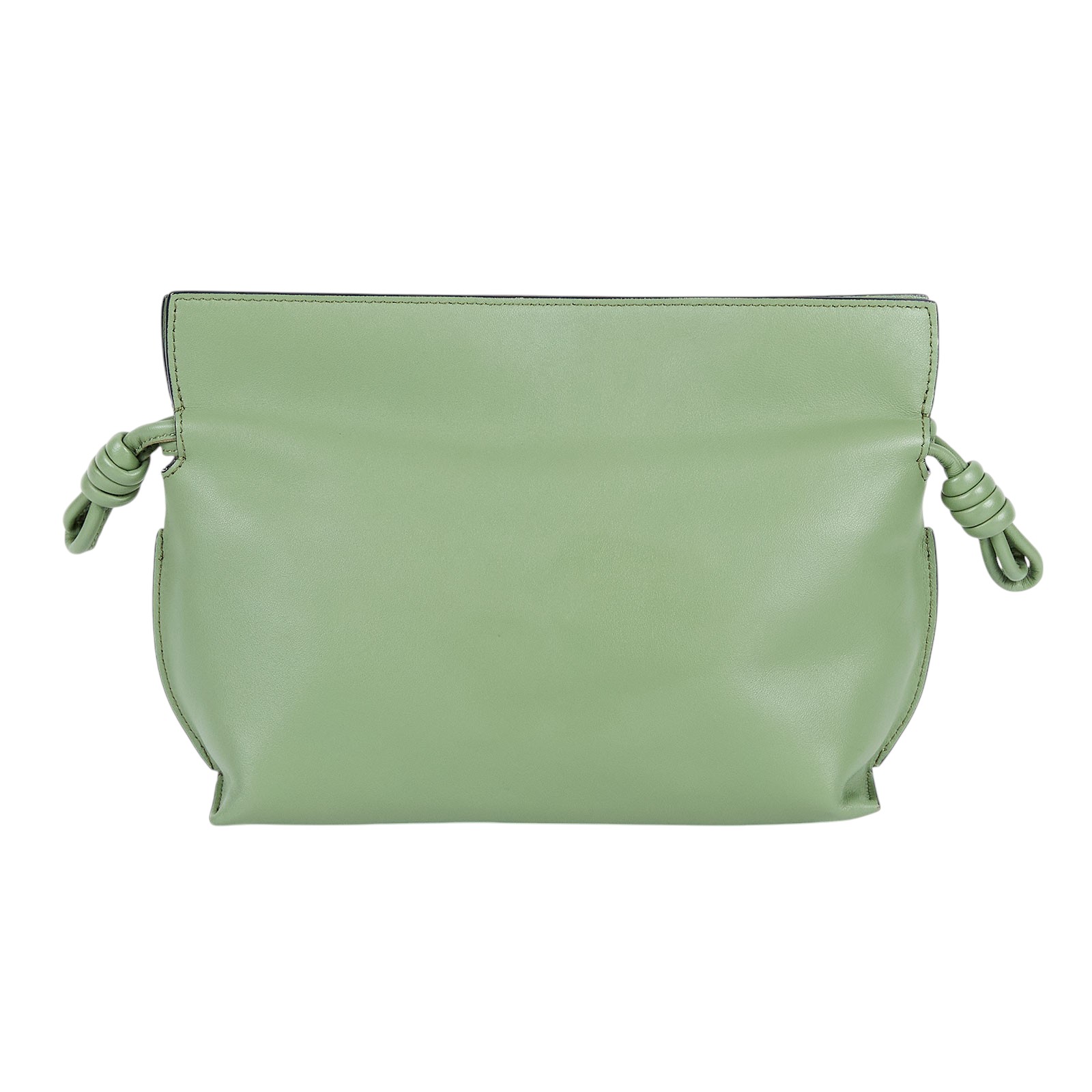 羅意威 LOEWE Mini Flamenco clutch 小牛皮 迷你 肩背包  淺綠FLAMENCO 無附屬品
