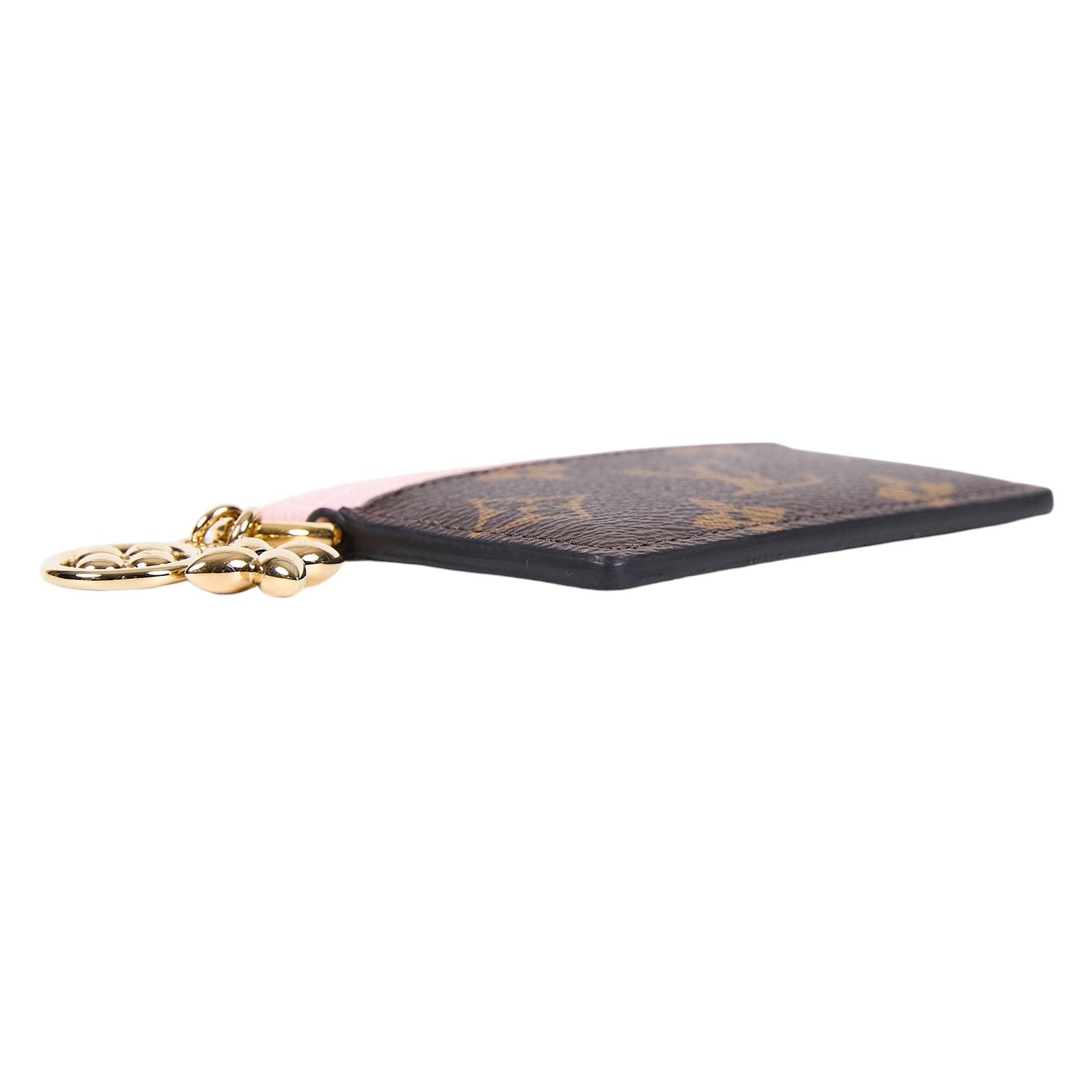 路易威登 LOUIS VUITTON LV Charms 名片夾 帆布 粉紅色 M82739 晶片款 粉CHARMS名片夾 原廠盒子/防塵袋