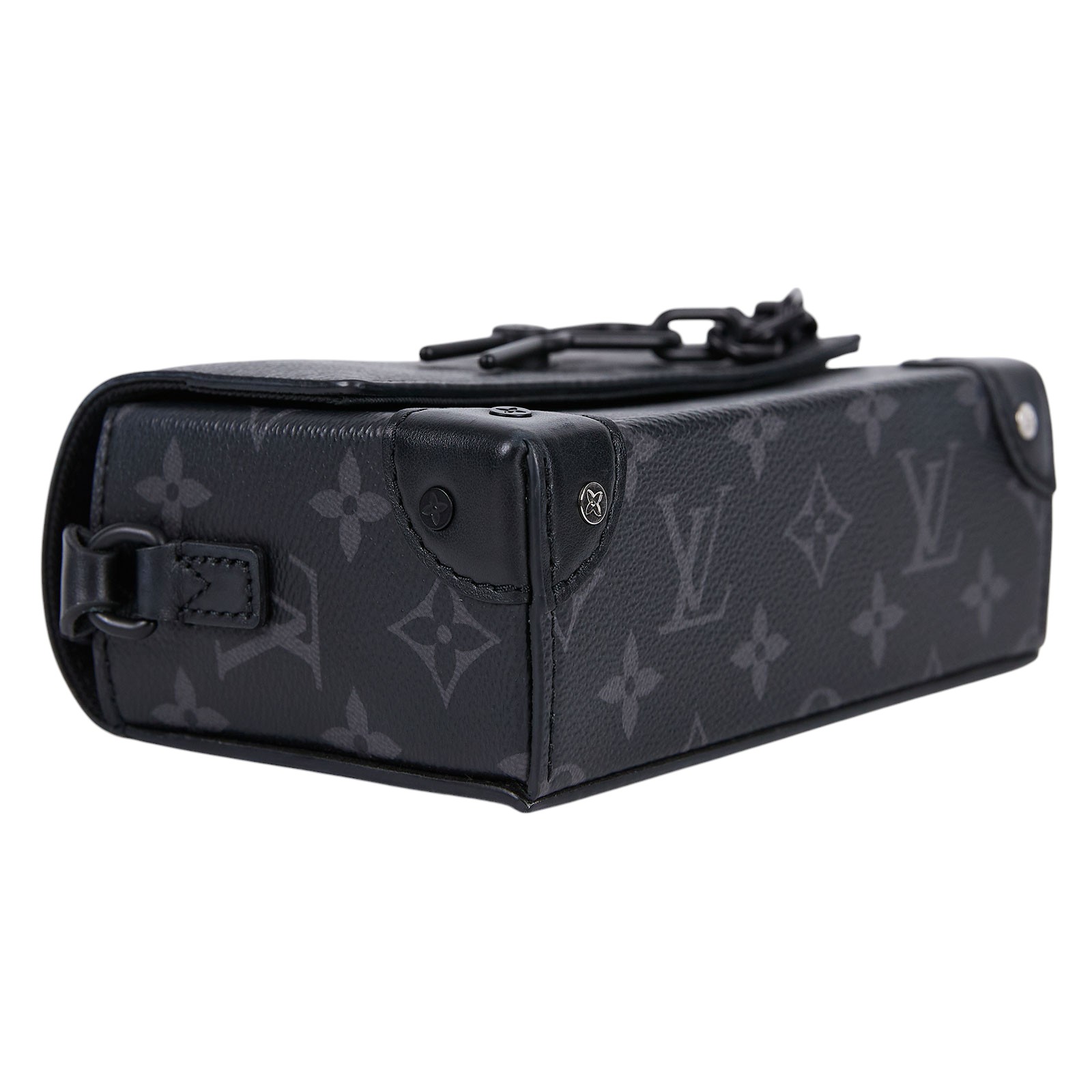 路易威登 LOUIS VUITTON Steamer 隨身錢包 肩背 M81783 晶片款 ☆黑原花STREAMER 原廠盒子/防塵袋