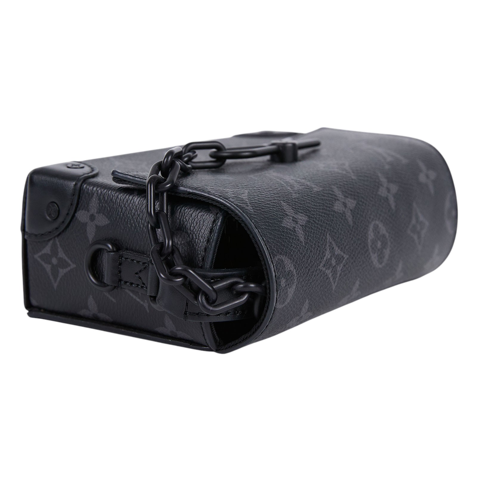 路易威登 LOUIS VUITTON Steamer 隨身錢包 肩背 M81783 晶片款 ☆黑原花STREAMER 原廠盒子/防塵袋
