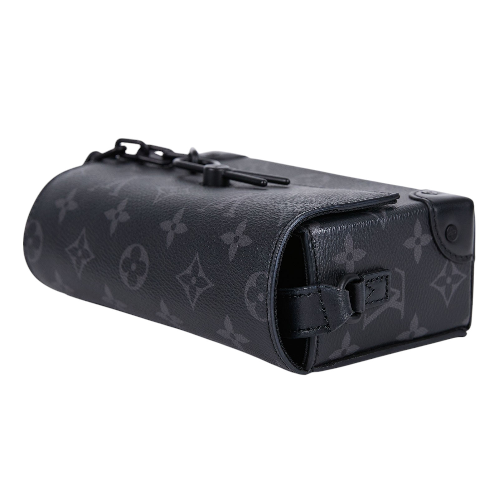 路易威登 LOUIS VUITTON Steamer 隨身錢包 肩背 M81783 晶片款 ☆黑原花STREAMER 原廠盒子/防塵袋