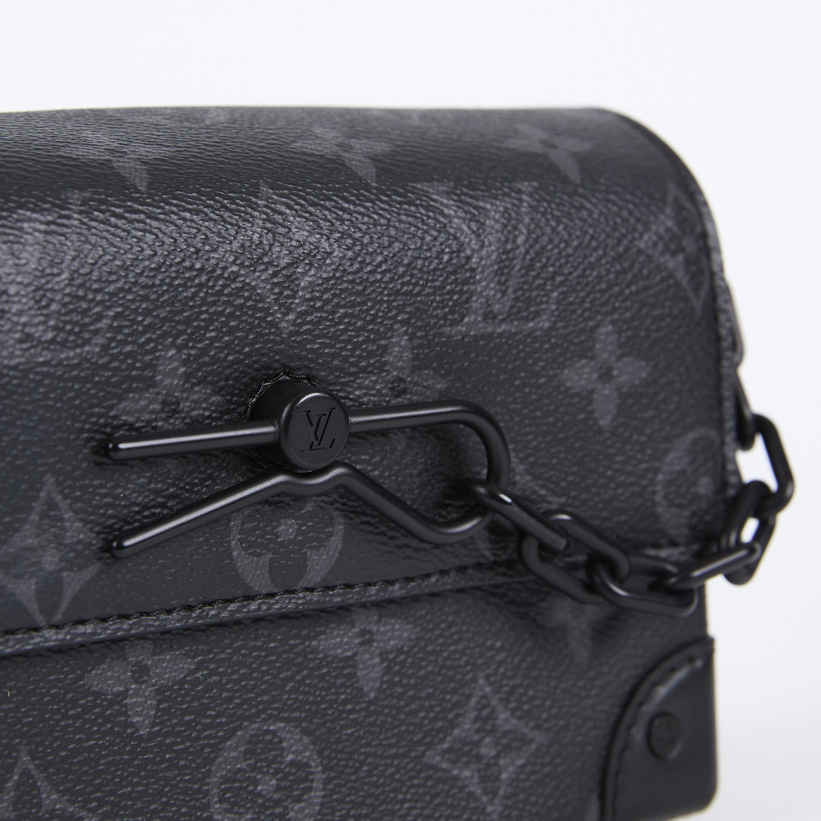 路易威登 LOUIS VUITTON Steamer 隨身錢包 肩背 M81783 晶片款 ☆黑原花STREAMER 原廠盒子/防塵袋